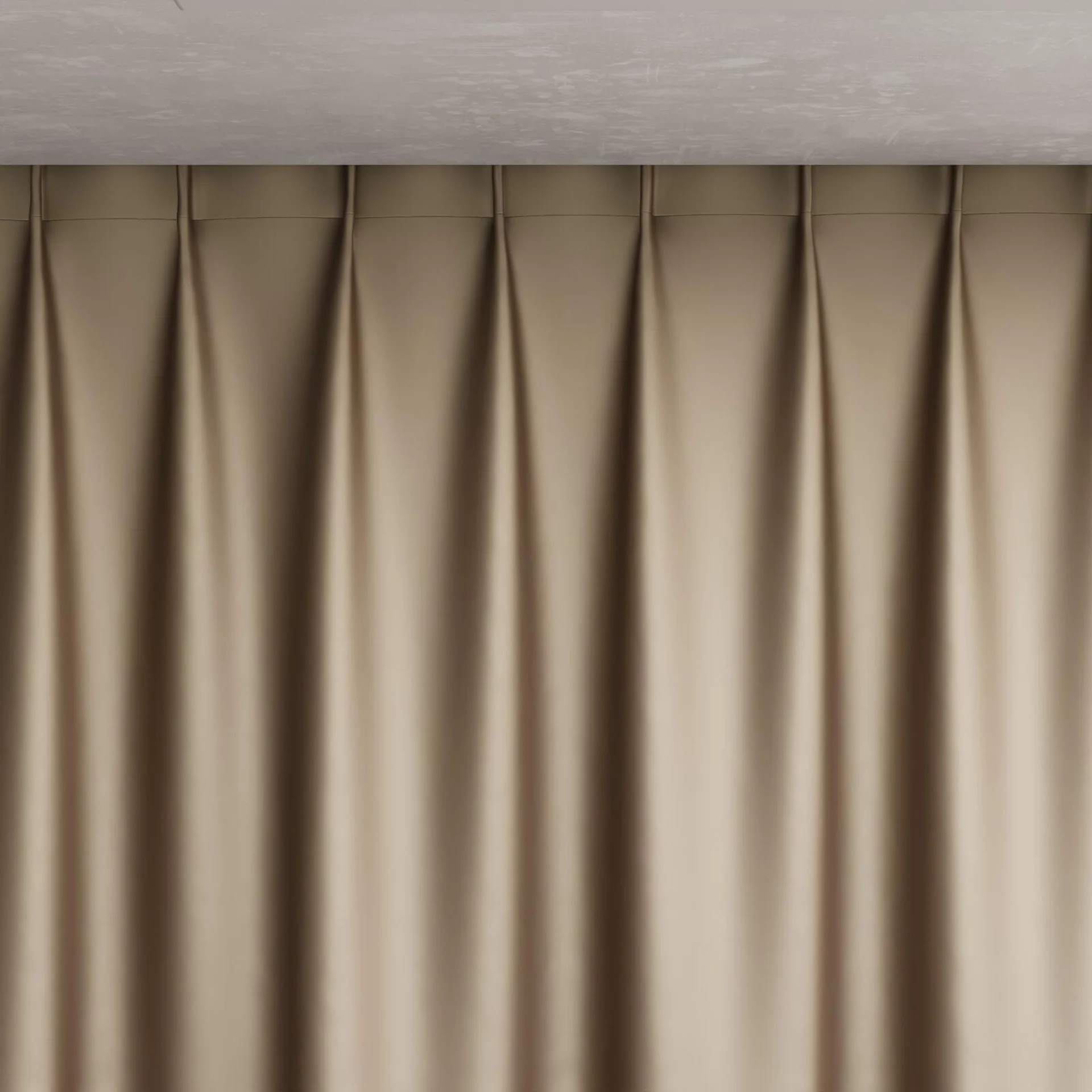 Top view of Moonbeam Crockery, pinch pleat