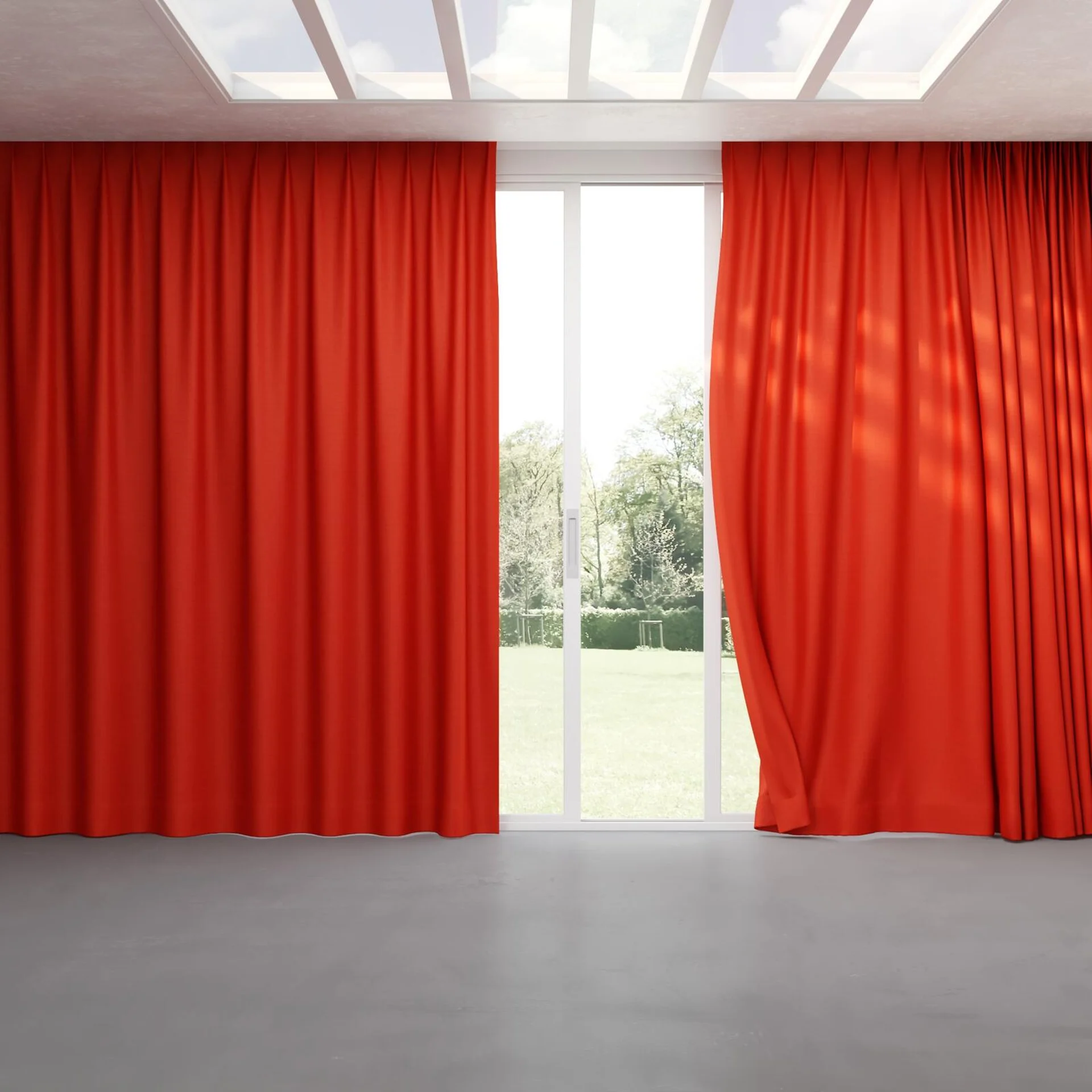 Full view of Linex Fiery, pinch pleat