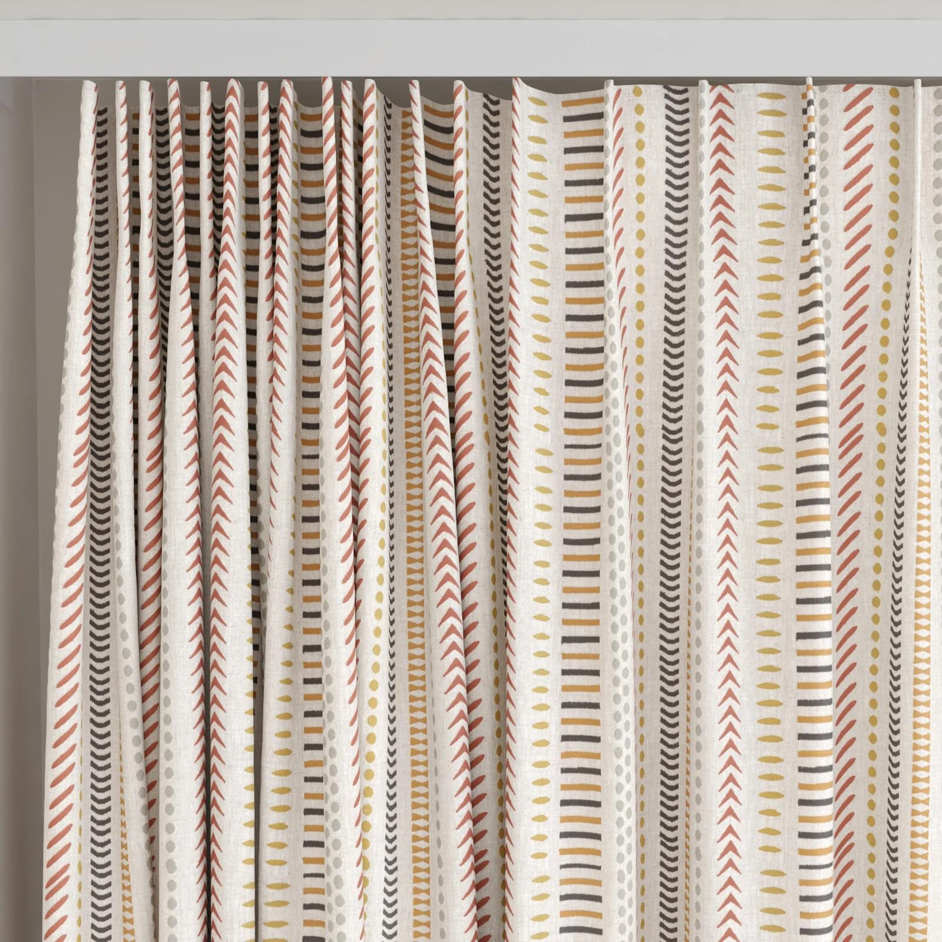 Top view of Revival Muse, on curtain rail