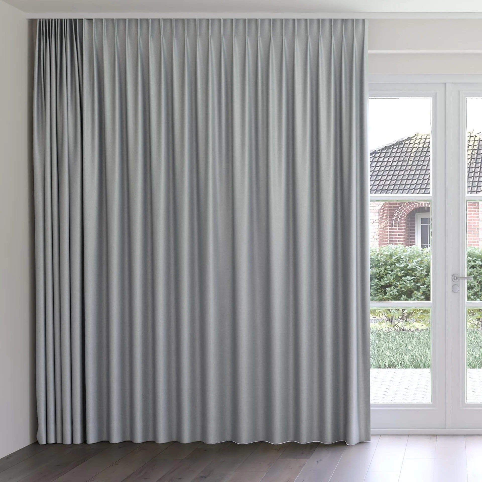 Front view of Jupiter Cloud, on curtain rail
