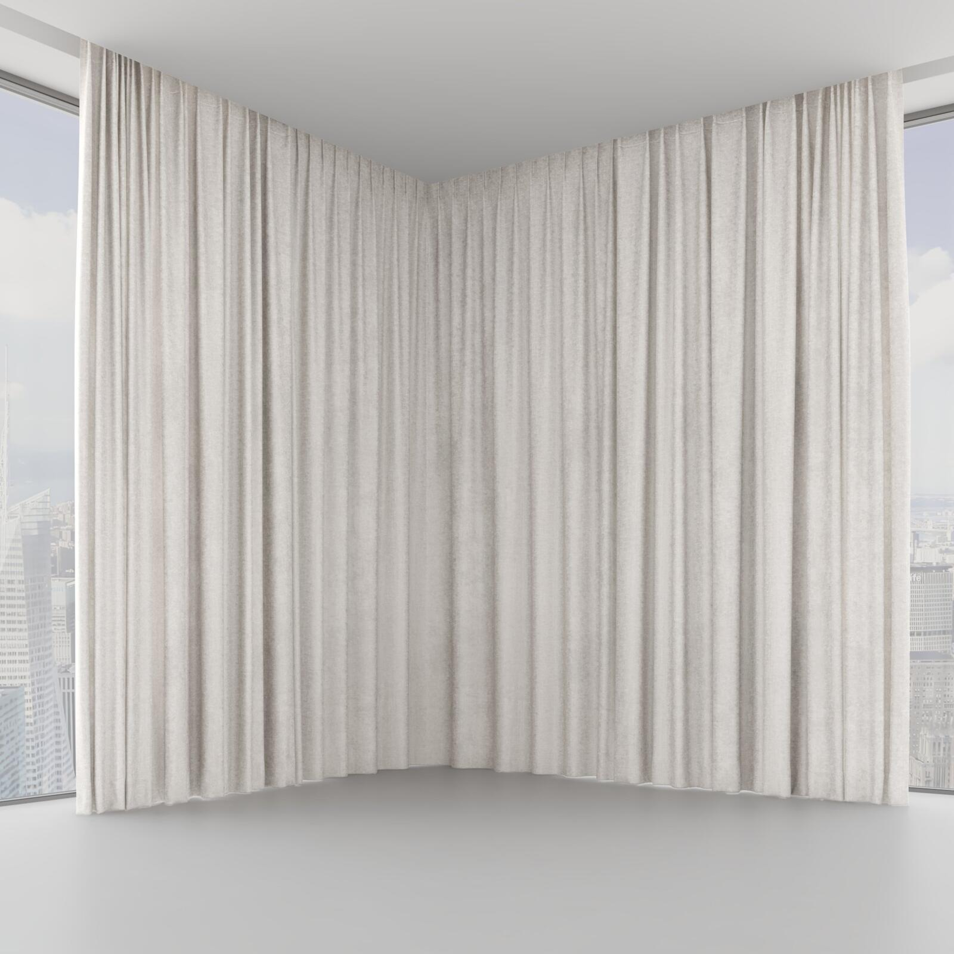 Front view of Hug Marble, on hidden rail