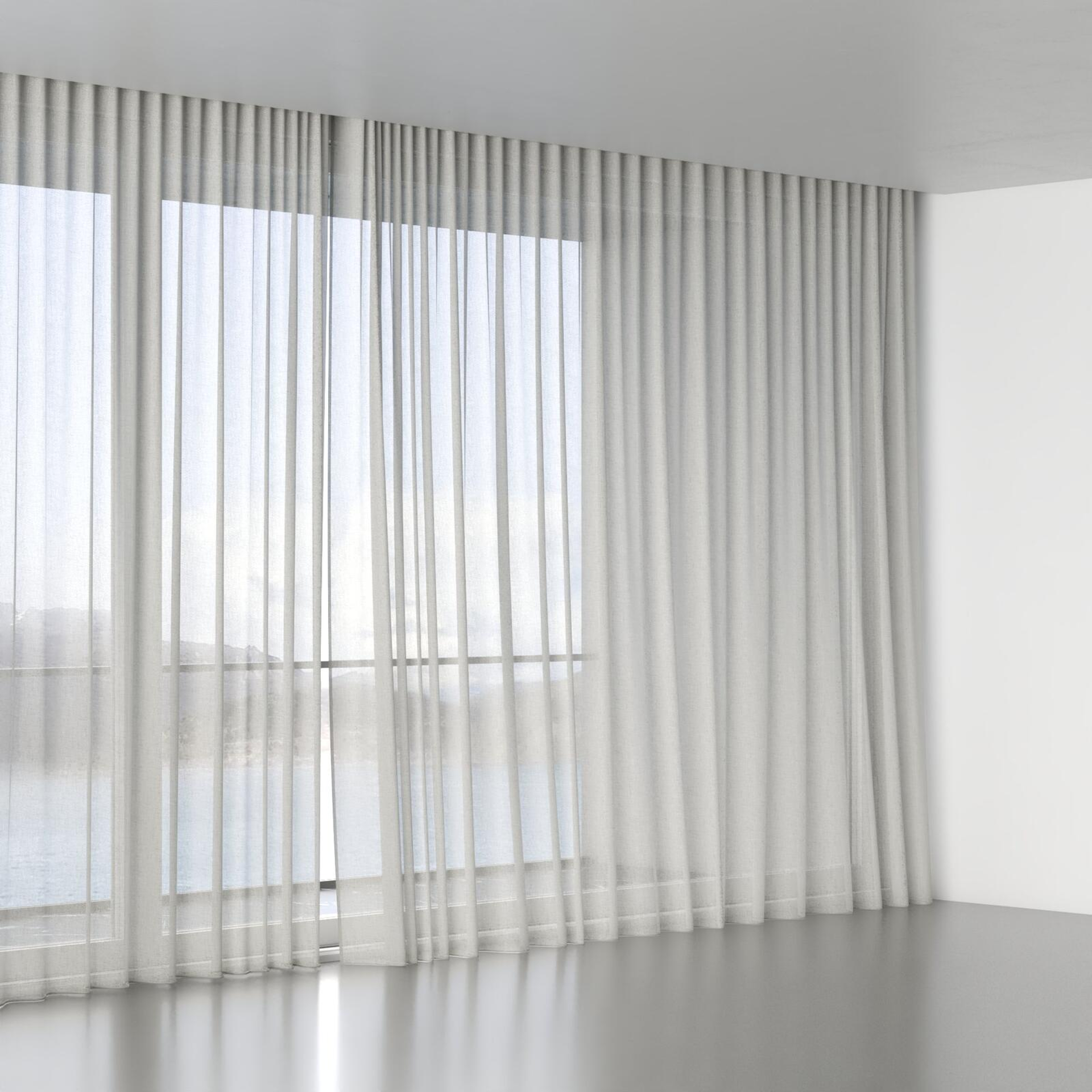 Full view of Rava Dove, wave pleat