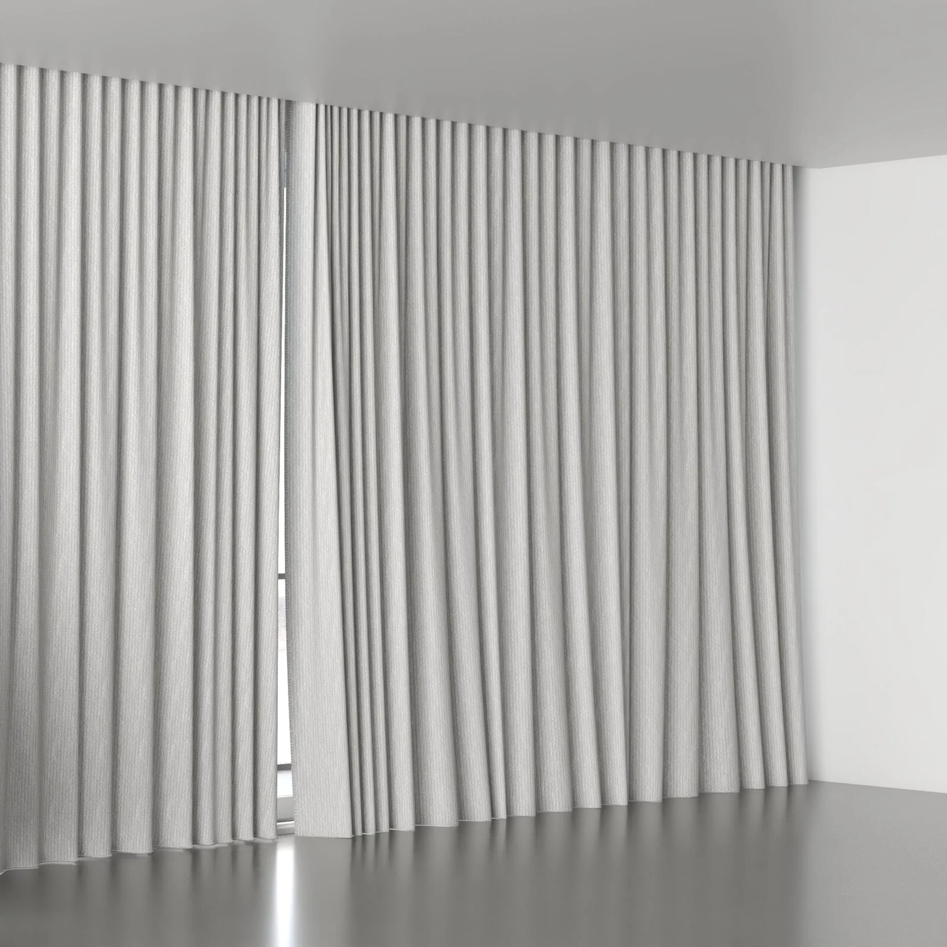 Full view of Semblance Angora, wave pleat