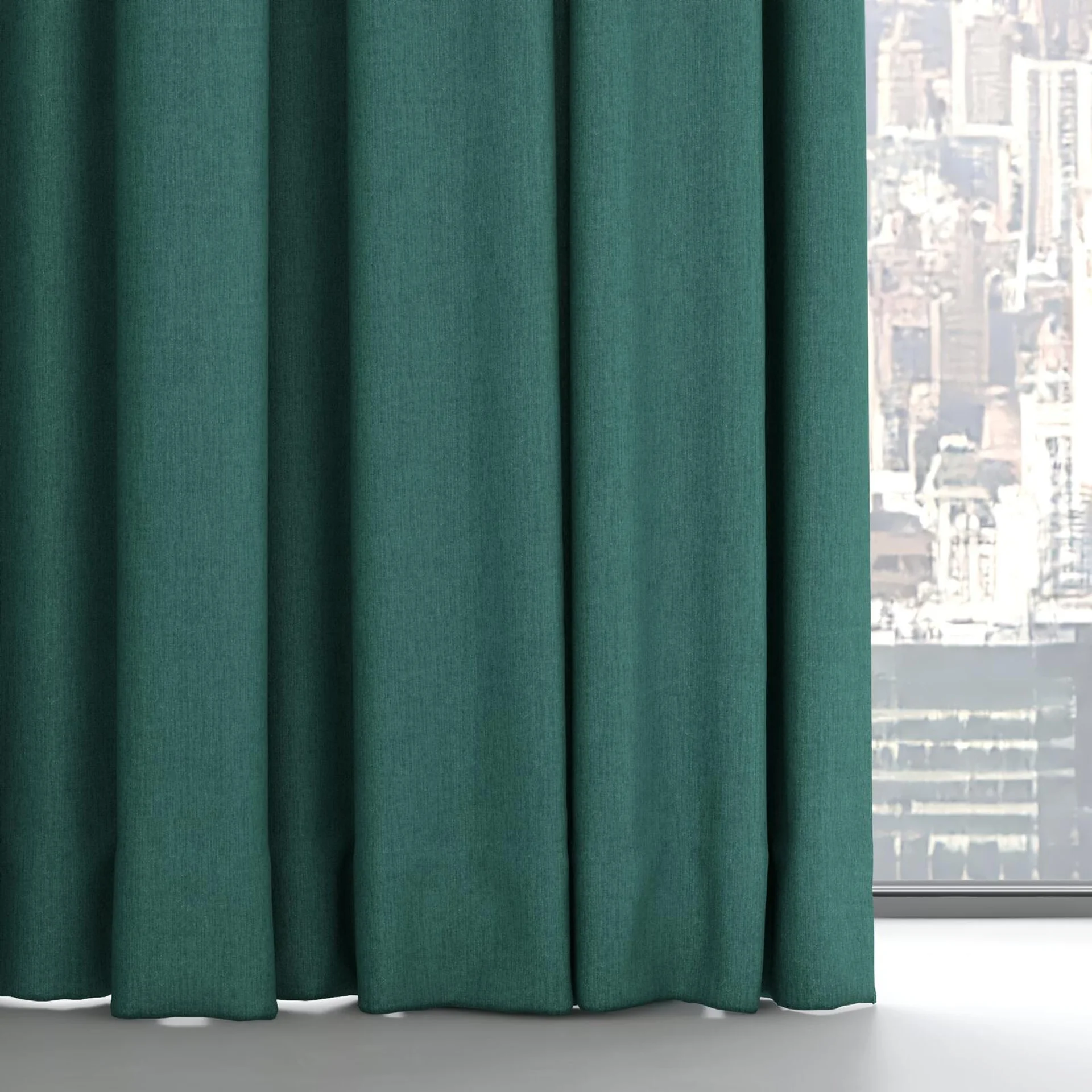 Bottom view of Cushy Emerald, on hidden rail