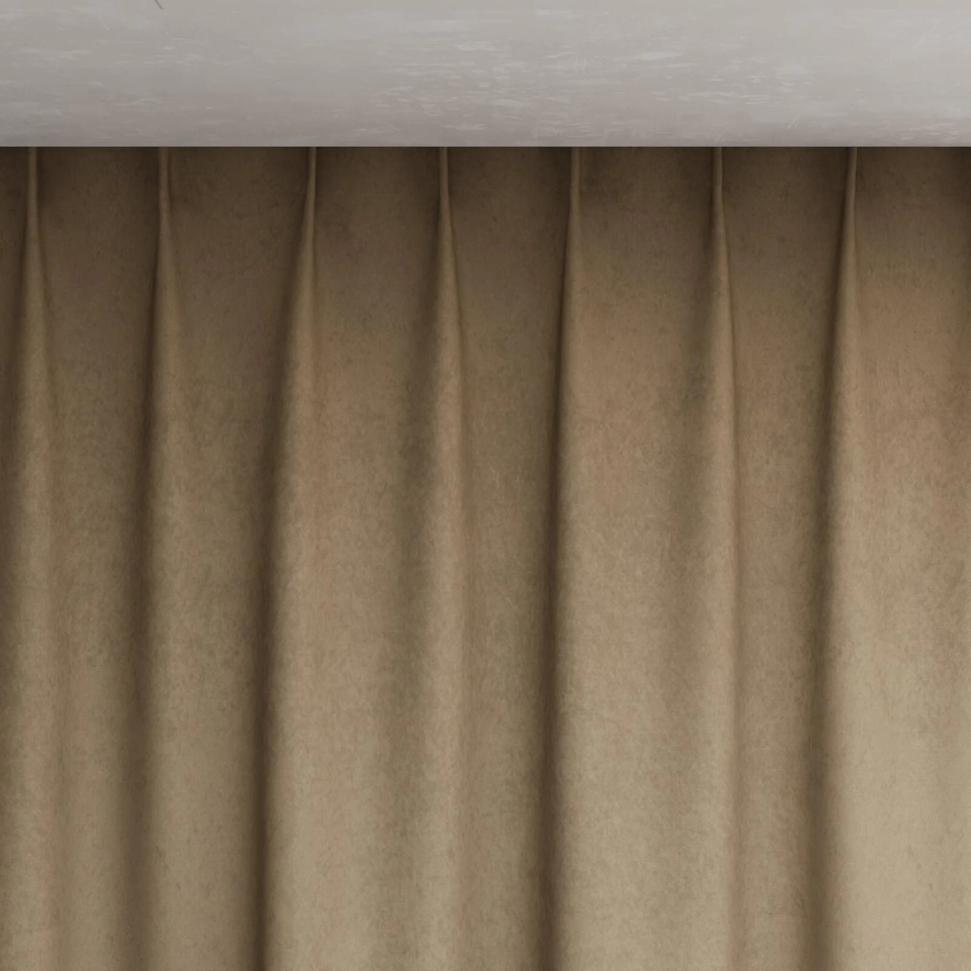 Top view of Moon Stone, pinch pleat