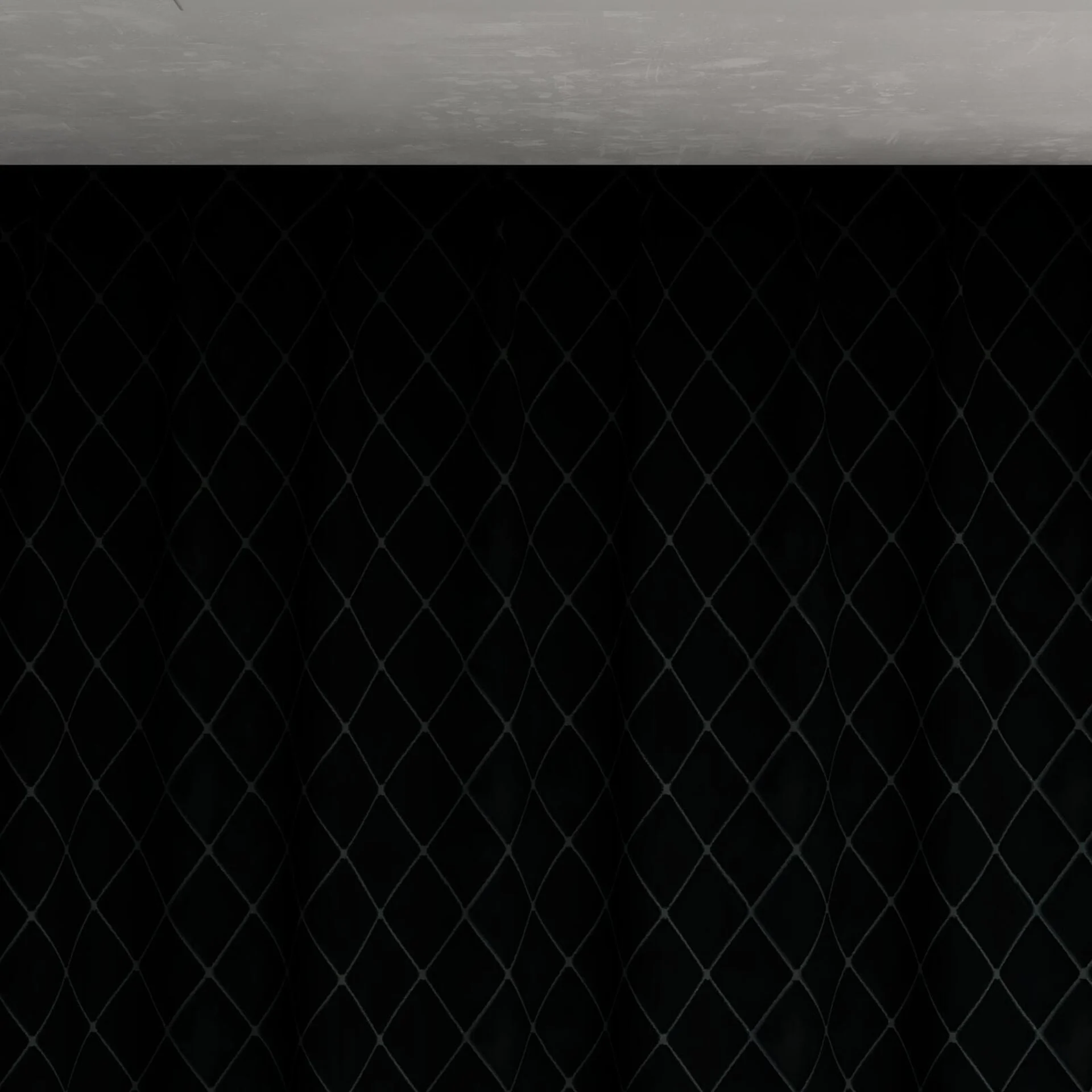 Top view of Pantheon Onyx, pinch pleat