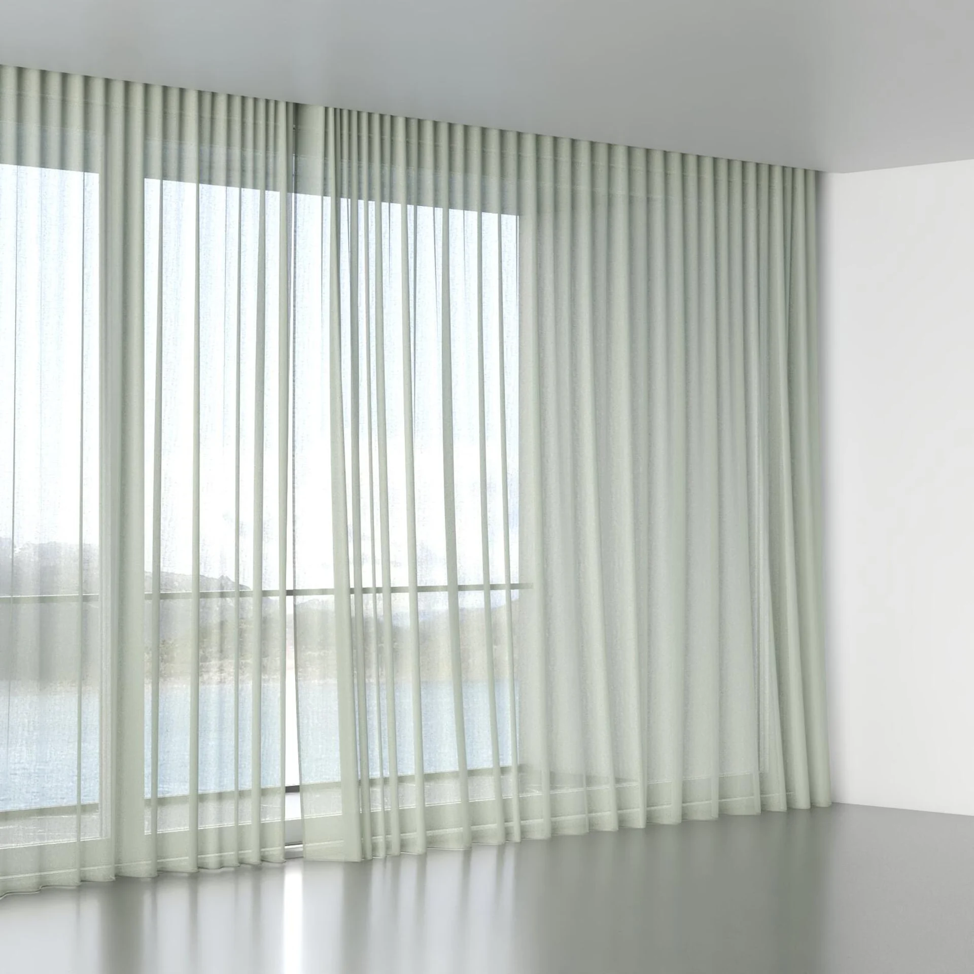 Full view of Alcova Mineral, wave pleat
