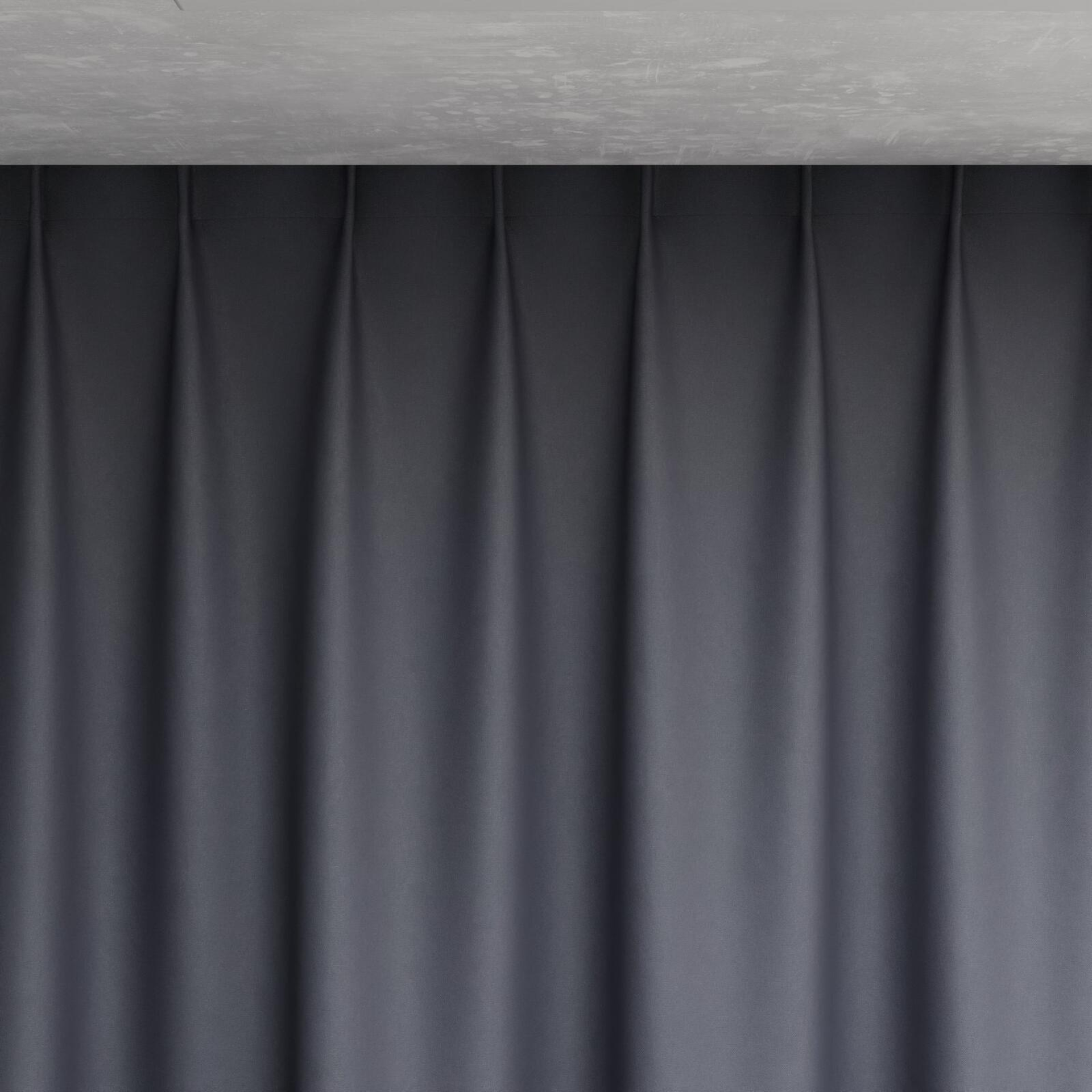 Top view of Woolskin Storm, pinch pleat
