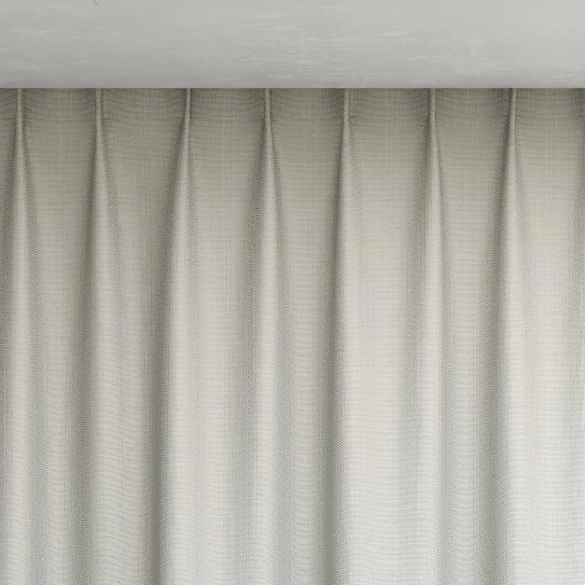 Top view of Pickford FR Blackout Birch, pinch pleat