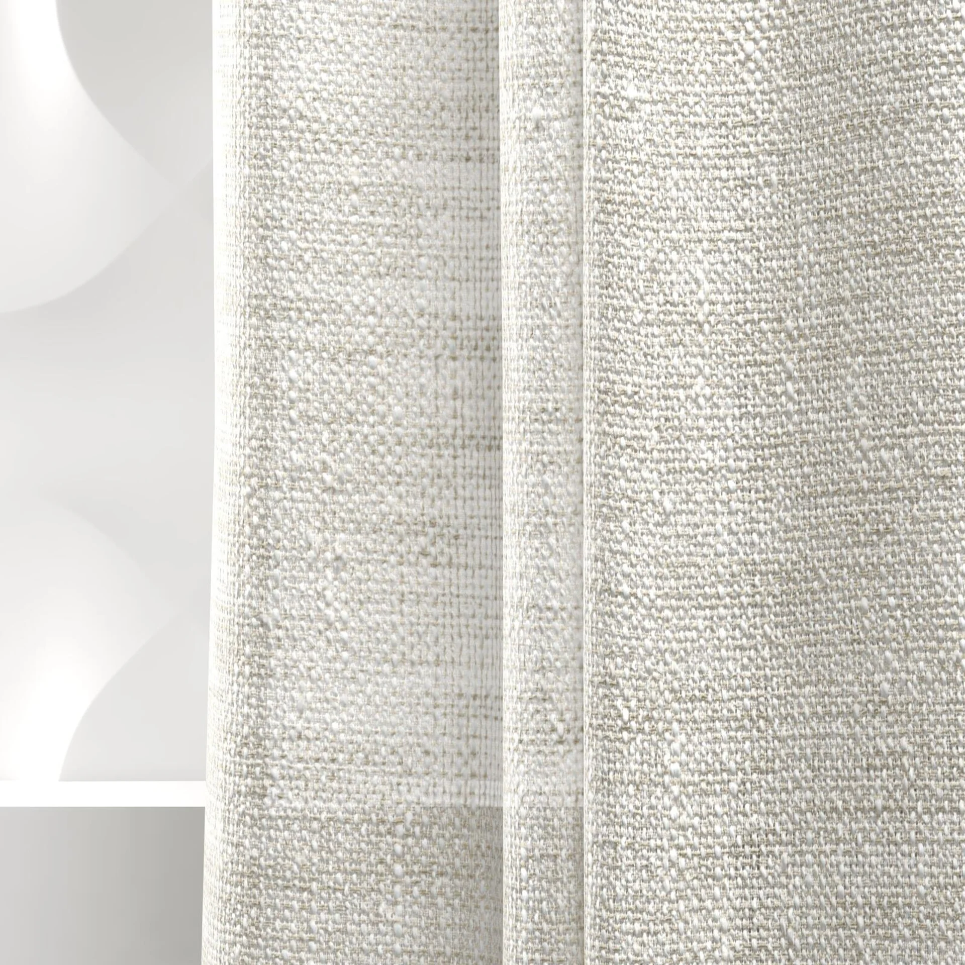 Detailed view of Homespun Linen