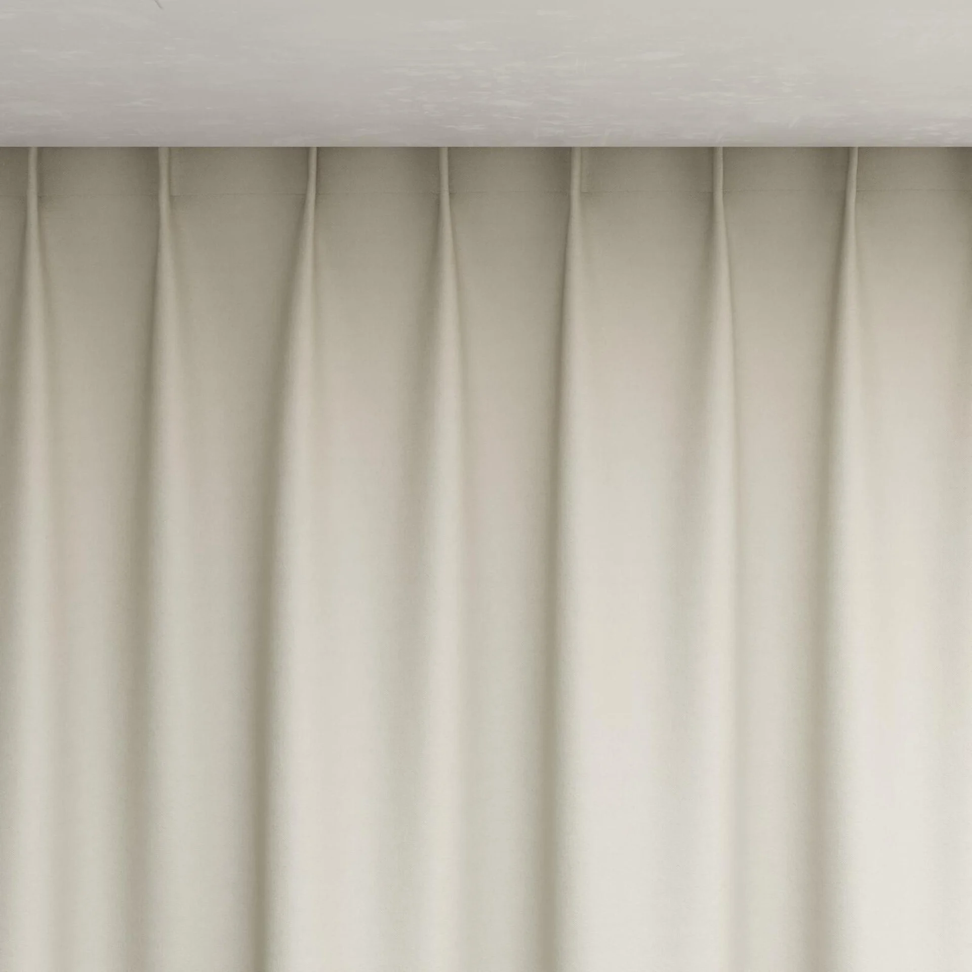 Top view of Brugge Marble, pinch pleat
