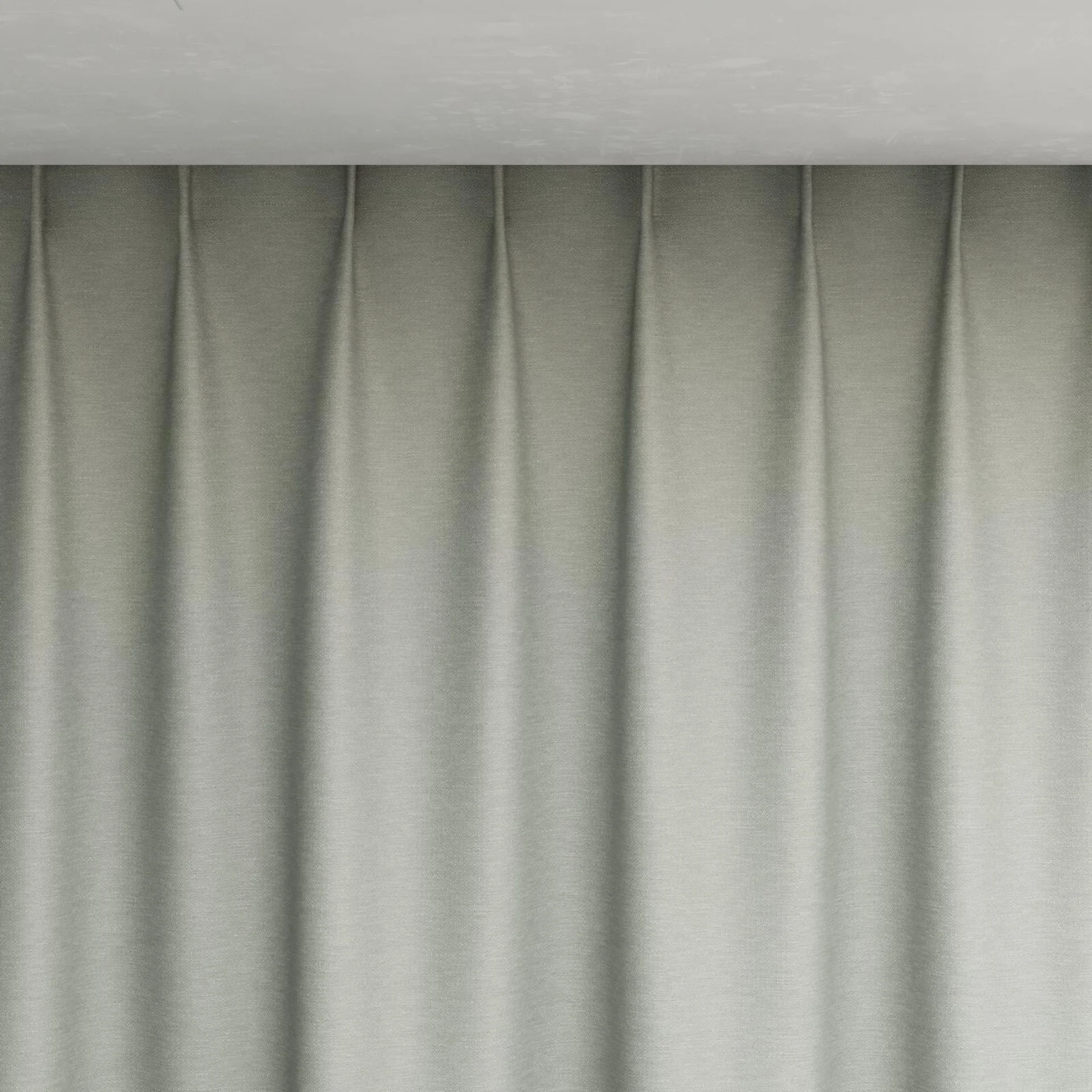 Top view of Colourwash Eco Duckegg, pinch pleat