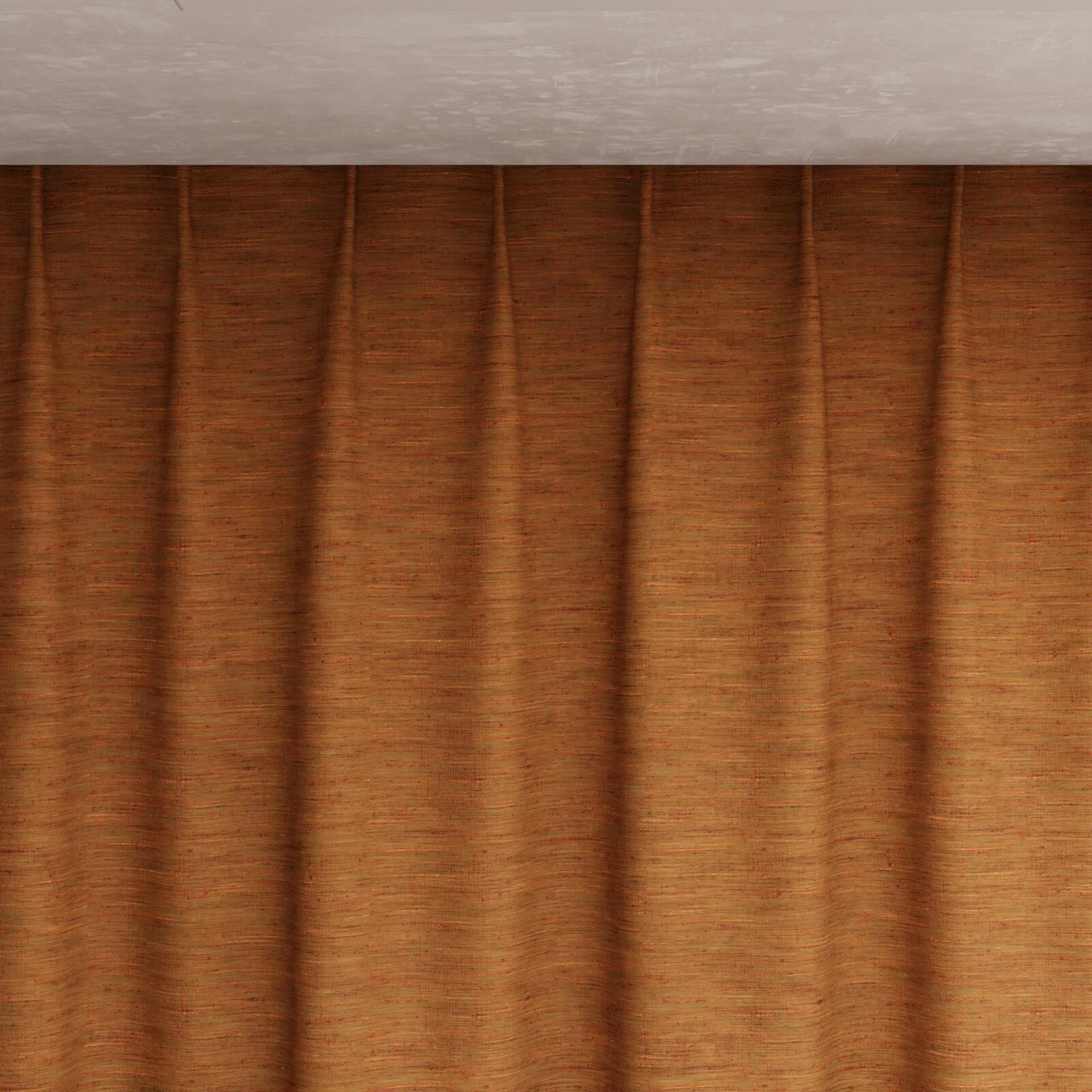Top view of Venus Autumn, pinch pleat