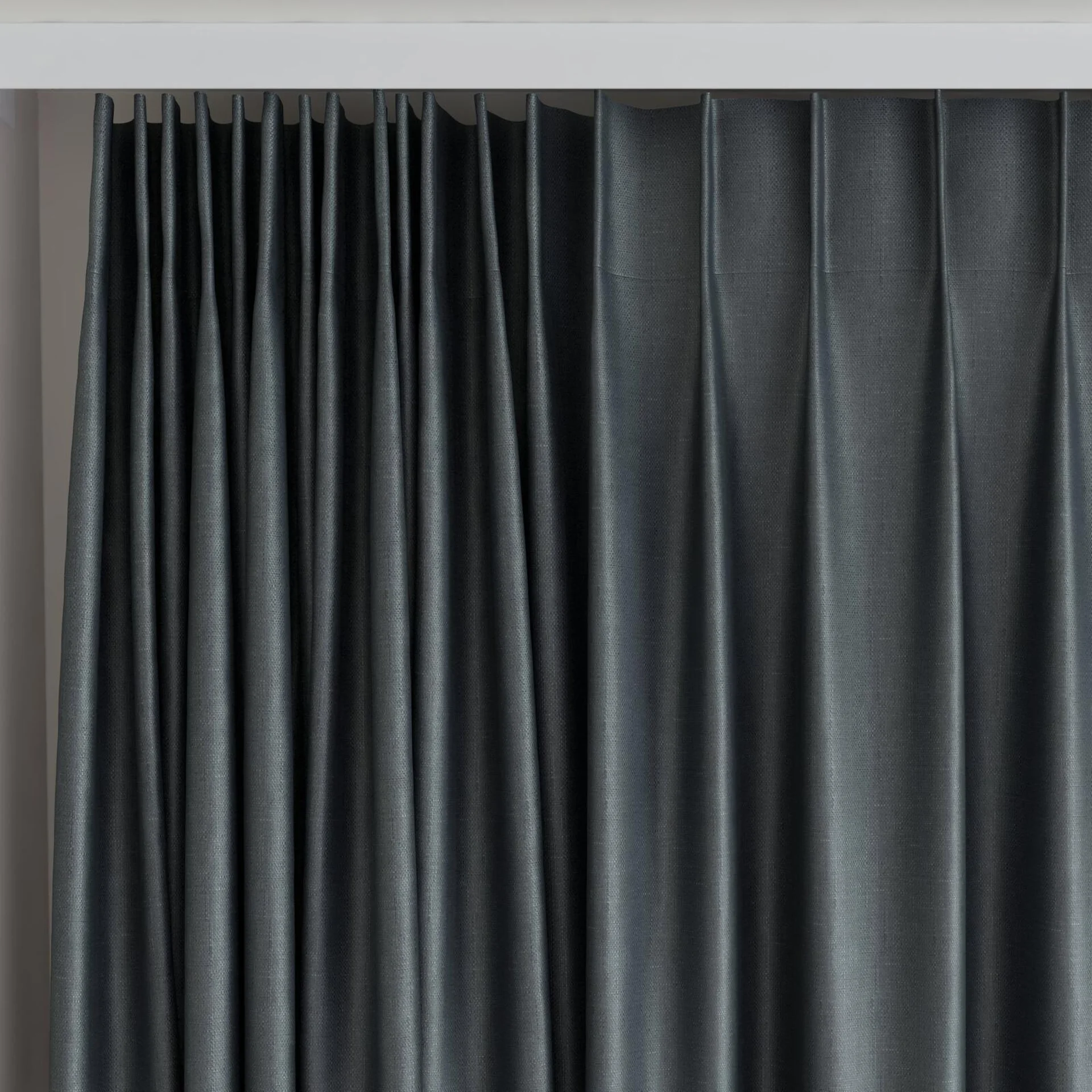Top view of Stallion 2 UC Forged, on curtain rail