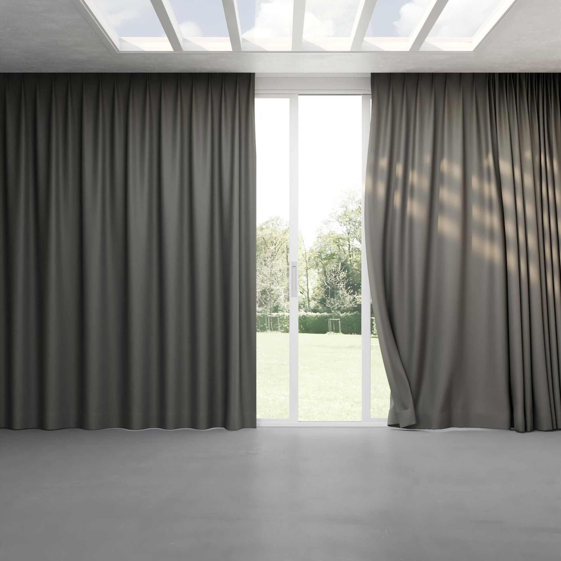 Full view of Urban Ash, pinch pleat