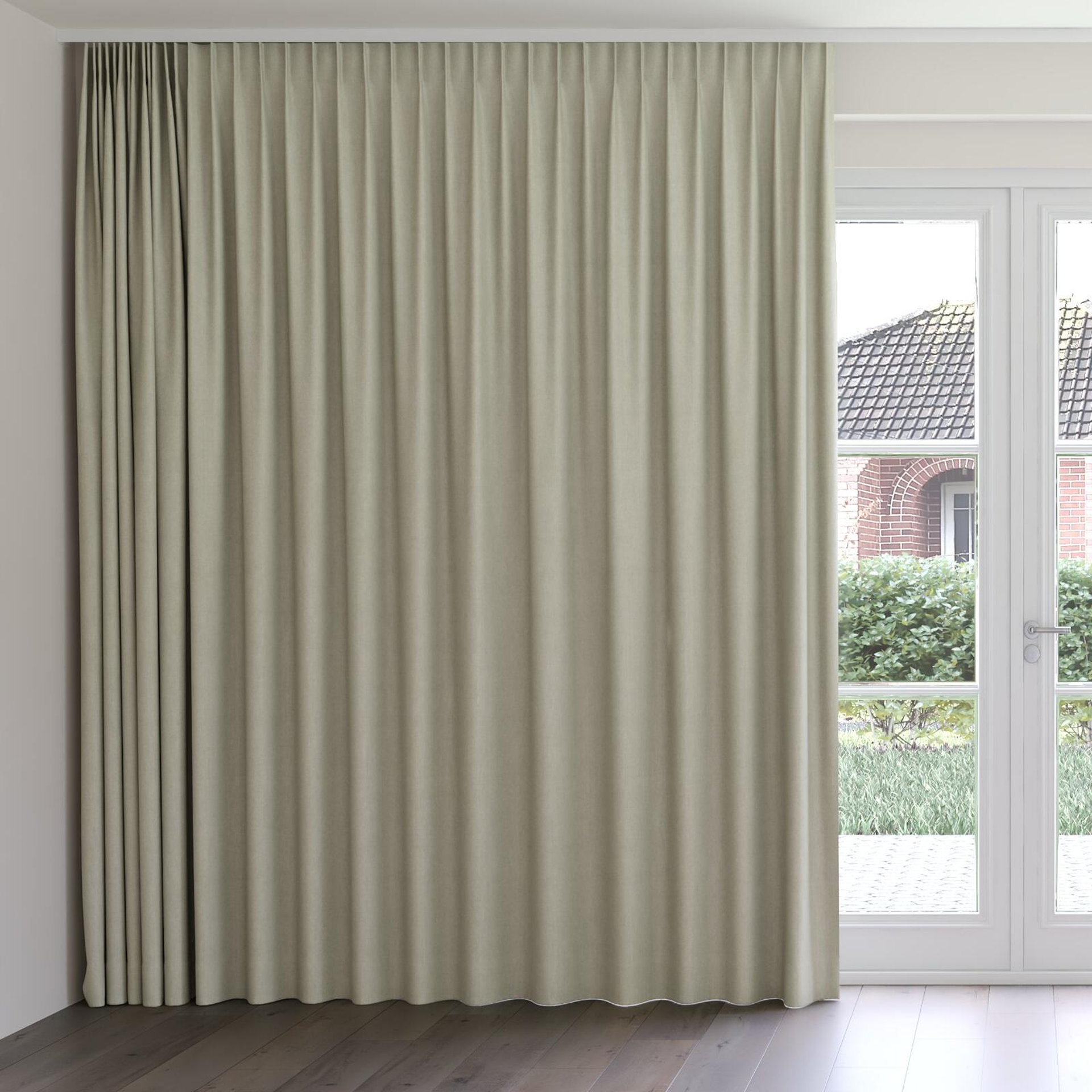 Front view of Rover Limestone, on curtain rail