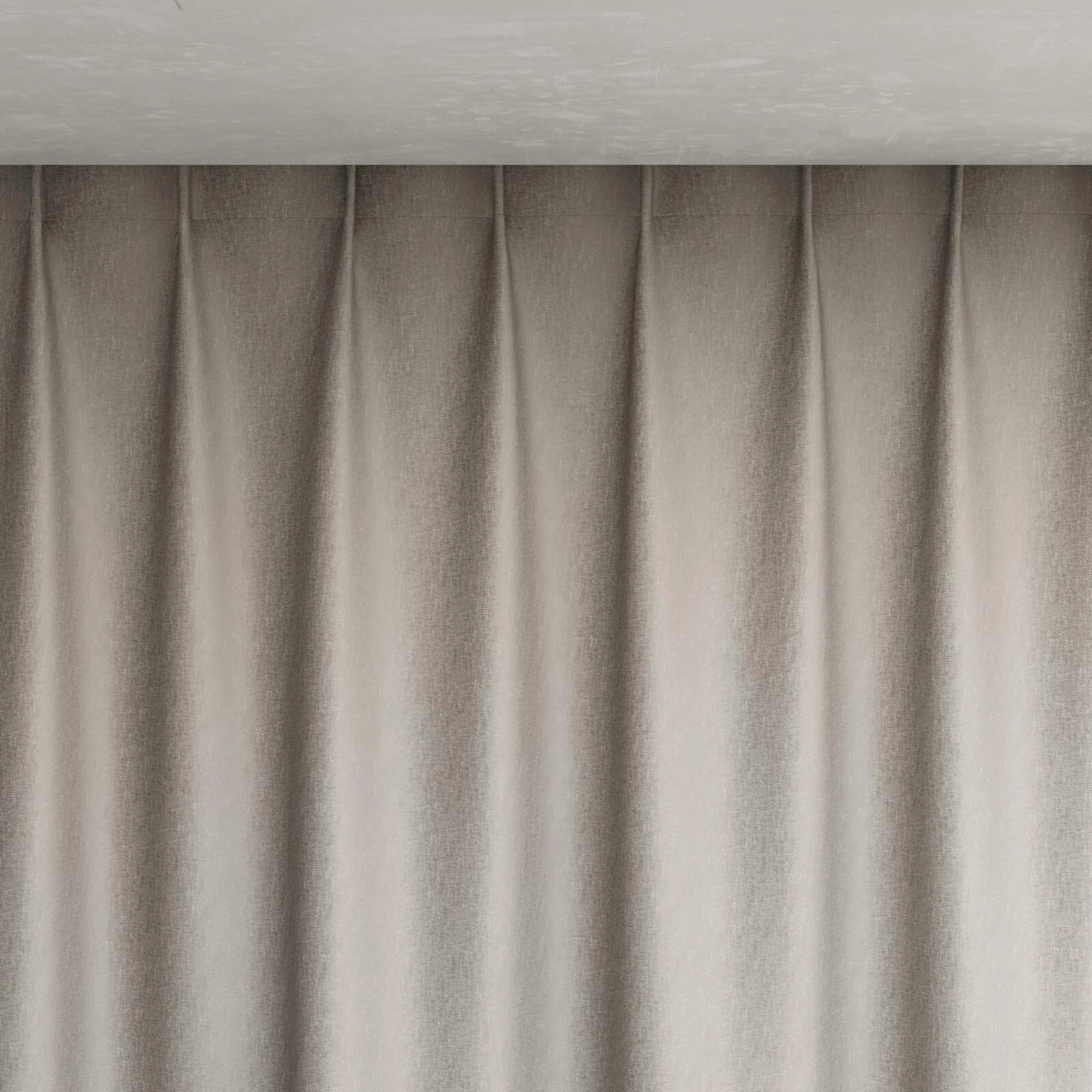 Top view of Rewind Dove, pinch pleat