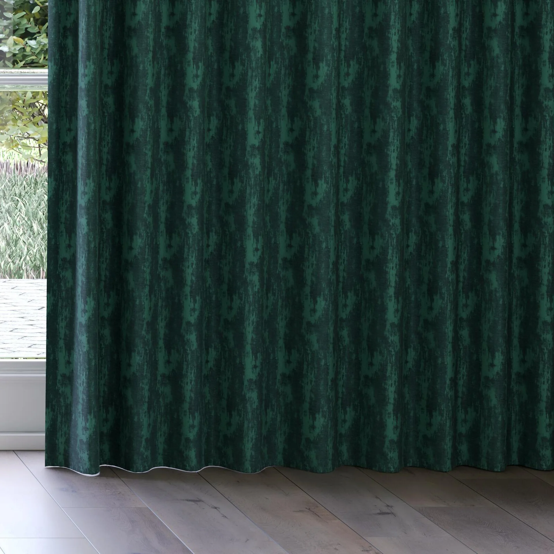 Bottom view of Innovation Forest, on curtain rail