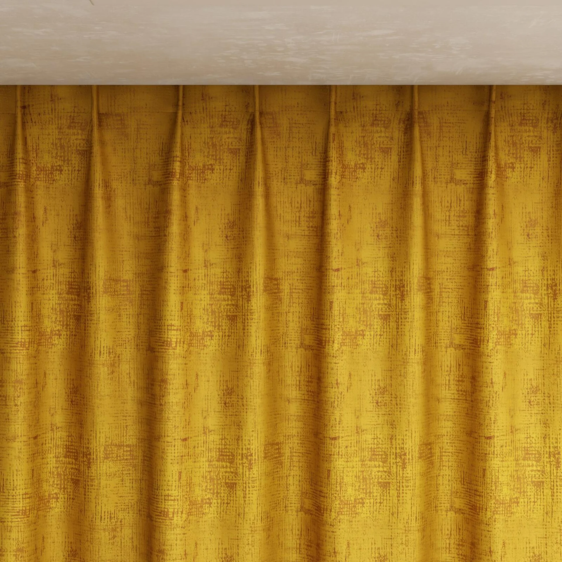 Top view of Gloria Sunflower, pinch pleat