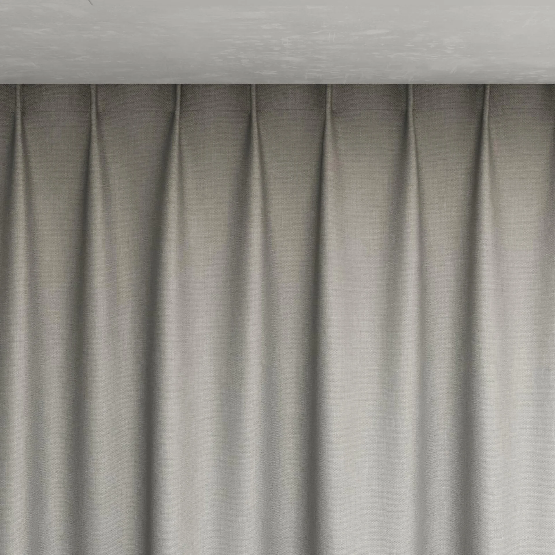 Top view of Matrix FR Overcast, pinch pleat