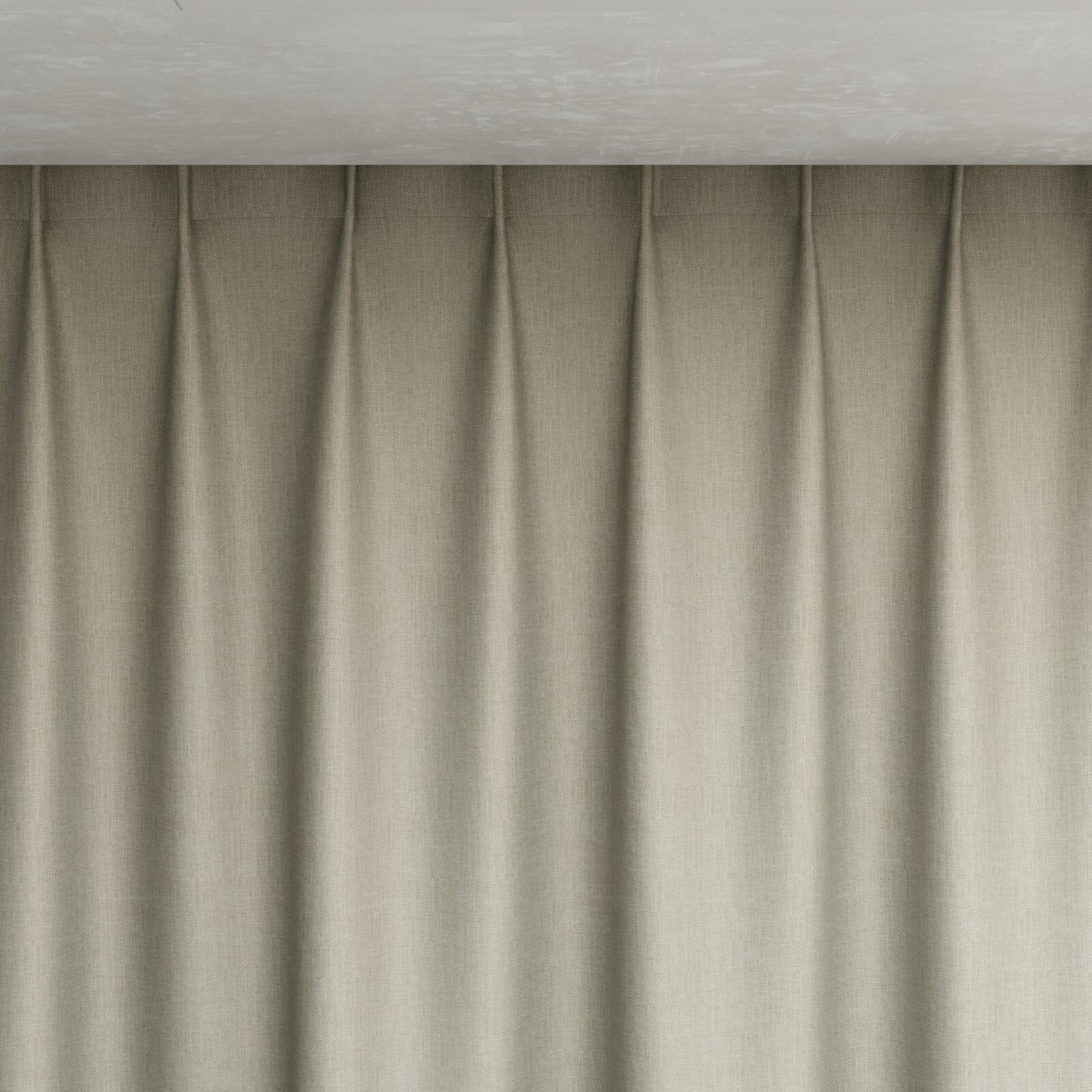 Top view of Matrix FR Twill, pinch pleat