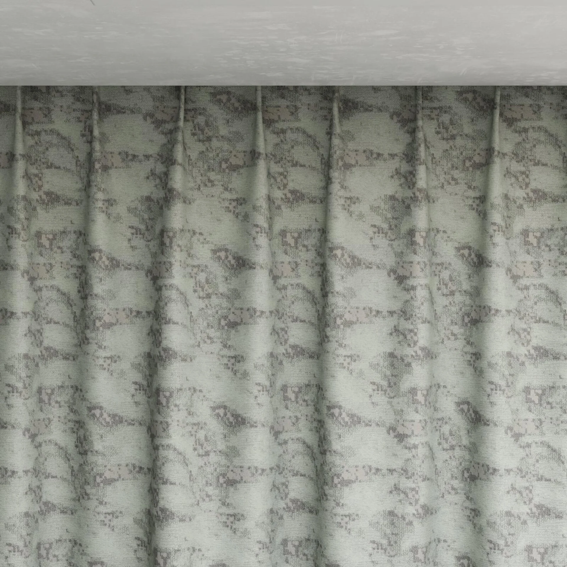 Top view of Lipova Dove, pinch pleat
