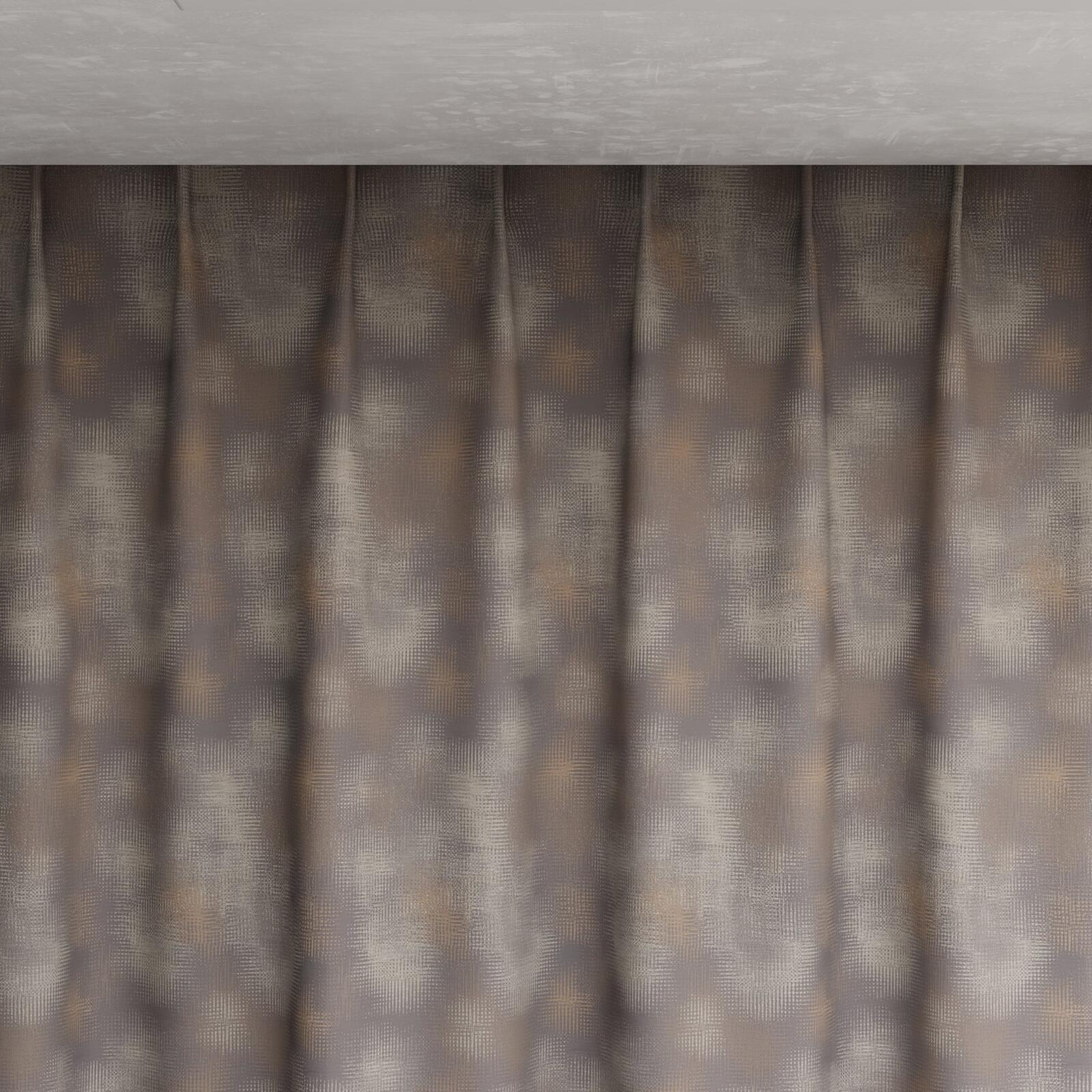 Top view of Juniper Parma, pinch pleat