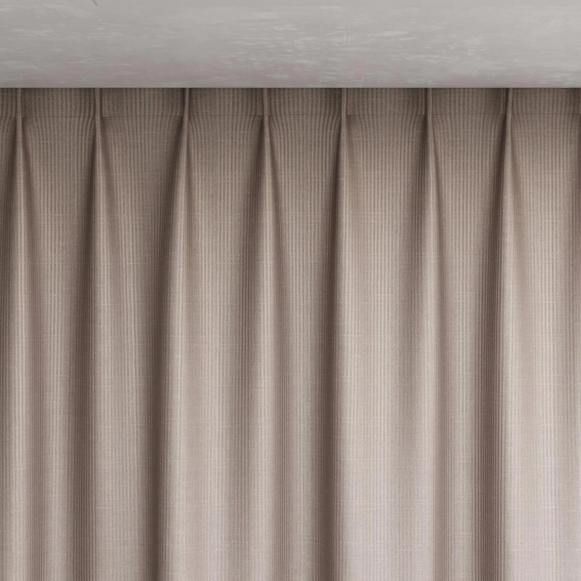 Top view of Leonardo Boudoir, pinch pleat
