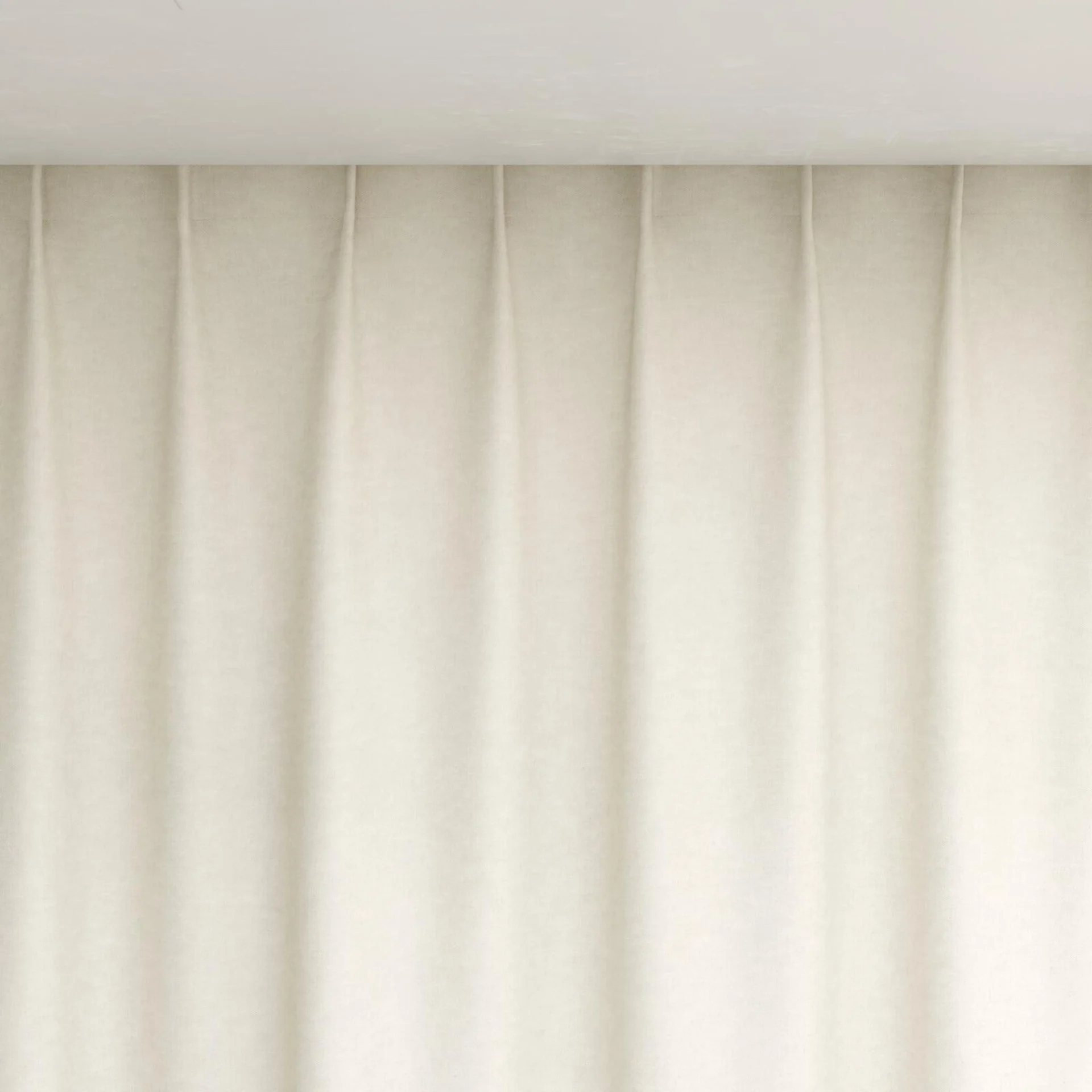 Top view of Goa Antique, pinch pleat