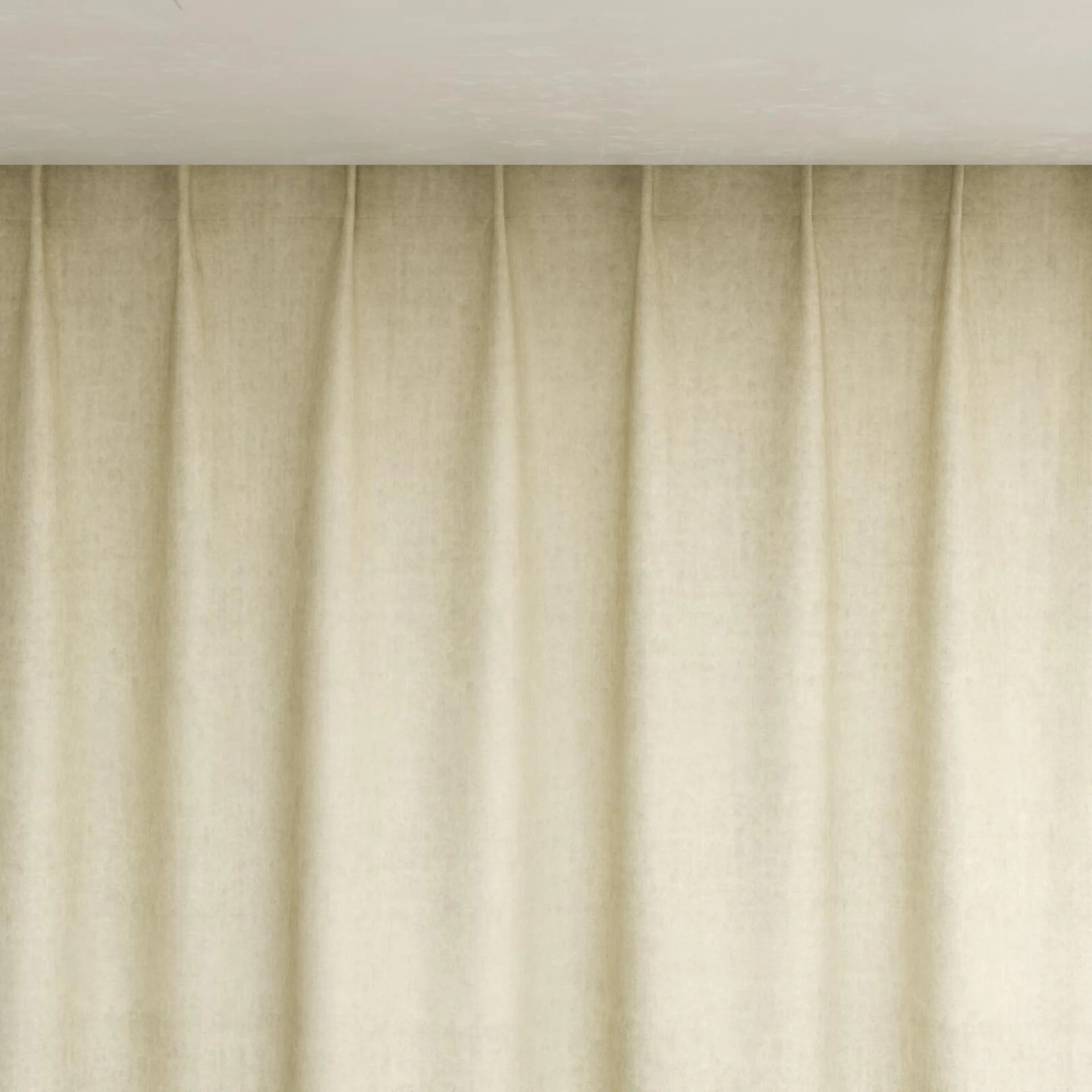 Top view of Monterey Antique, pinch pleat