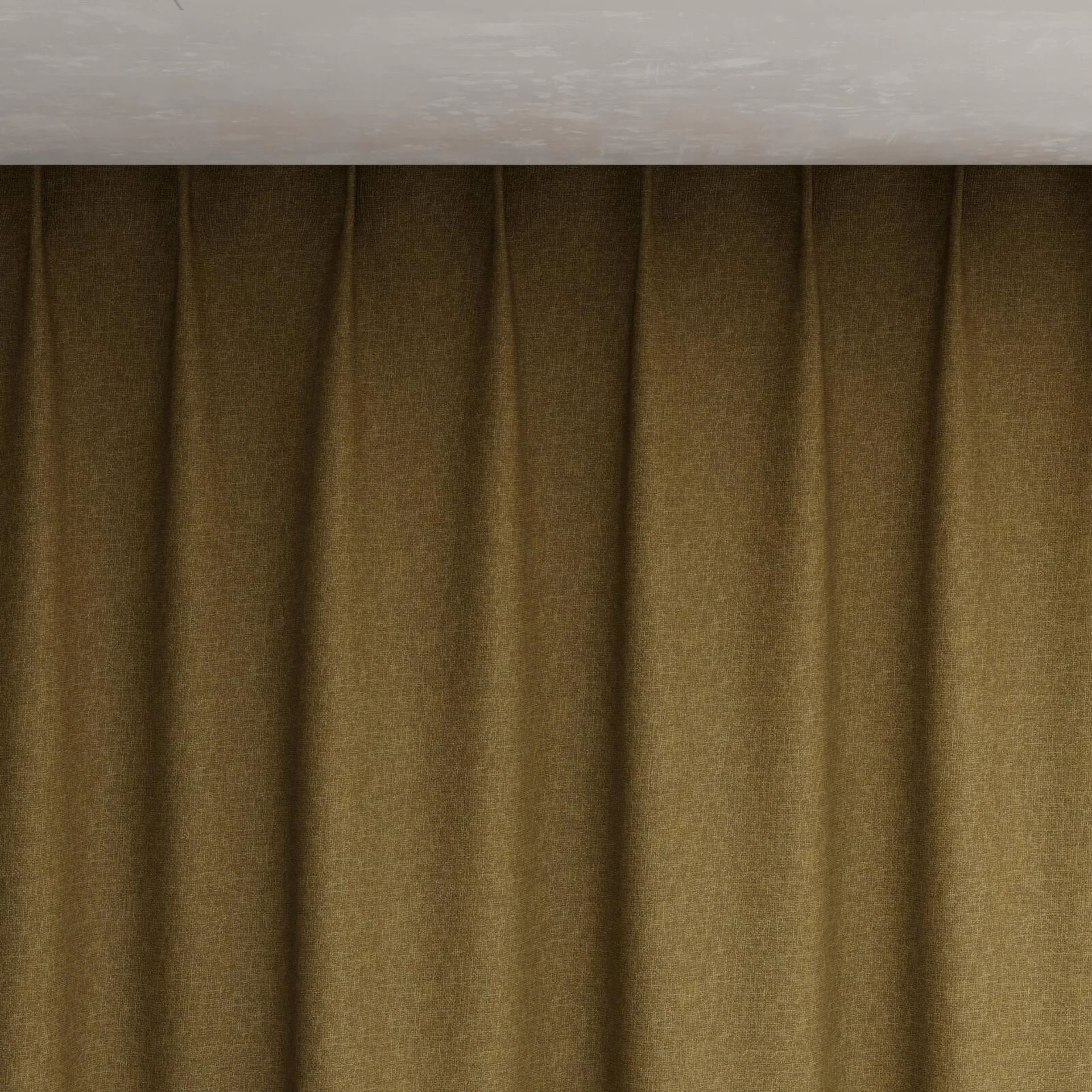 Top view of Element Olive, pinch pleat