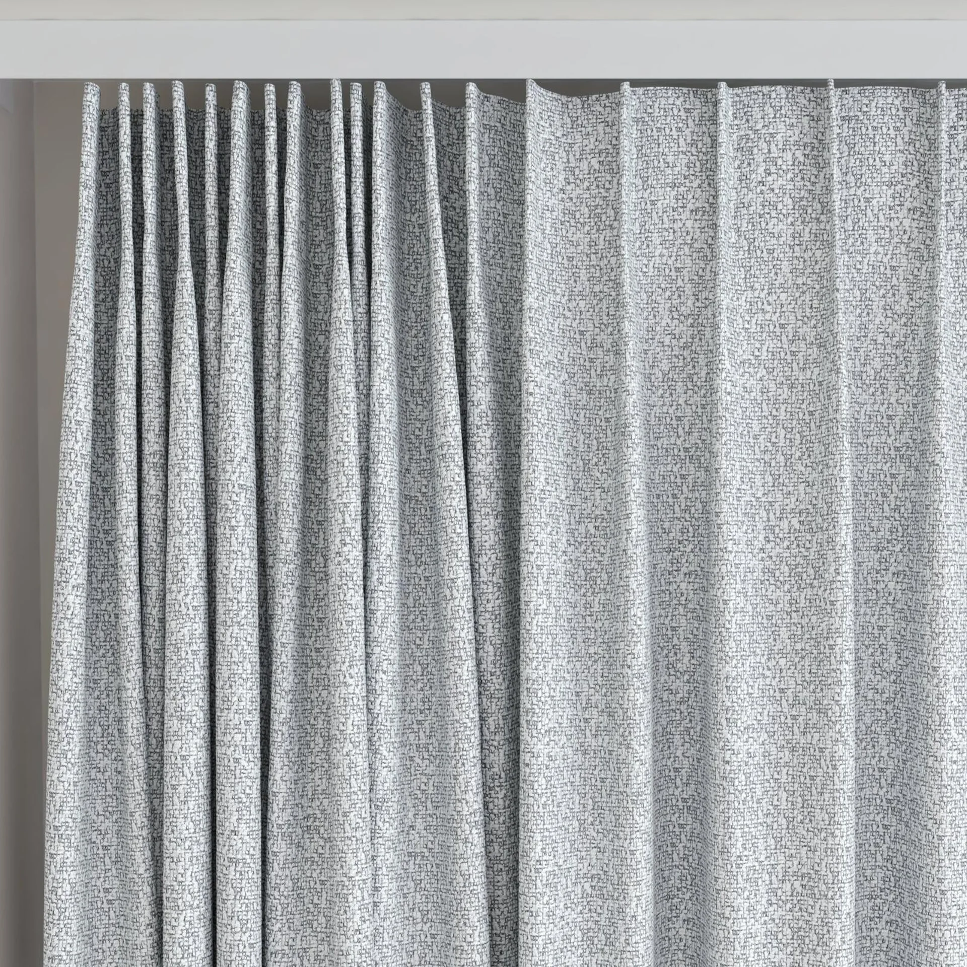 Top view of Sabik Stone, on curtain rail