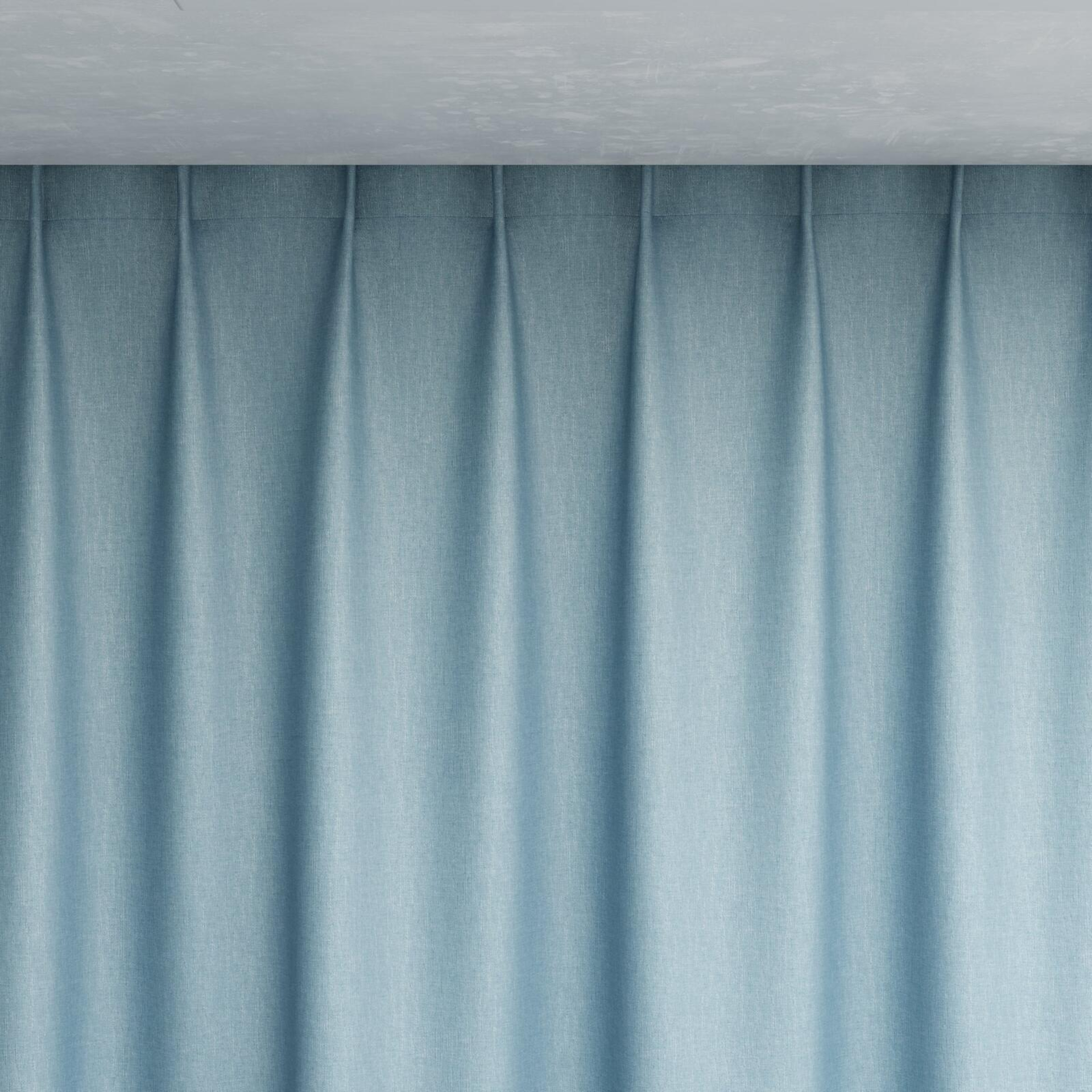 Top view of Bavaria Aqua, pinch pleat