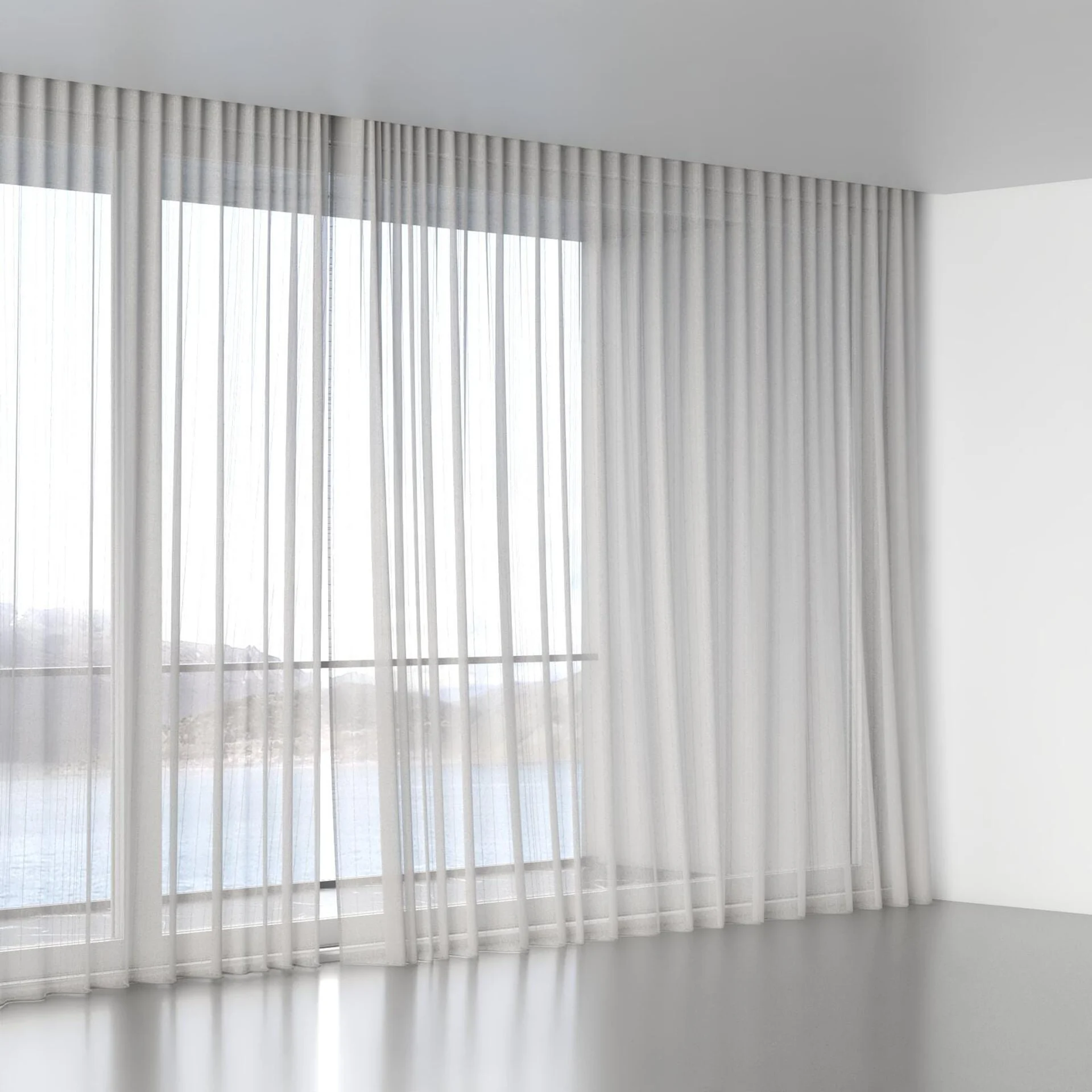 Full view of Mira Dove, wave pleat