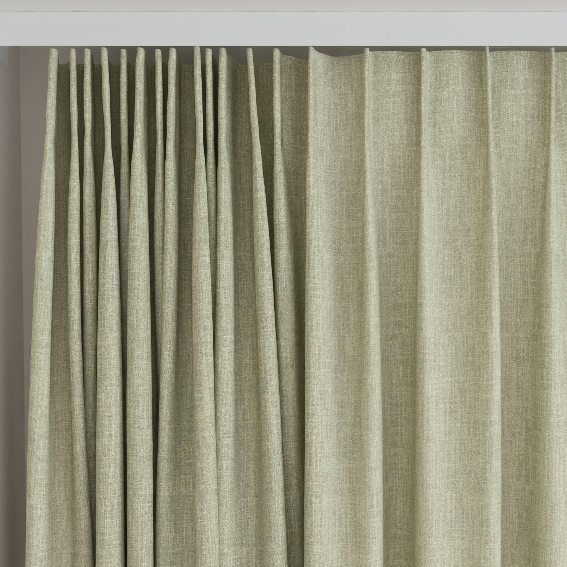 Top view of Motion Leaf, on curtain rail