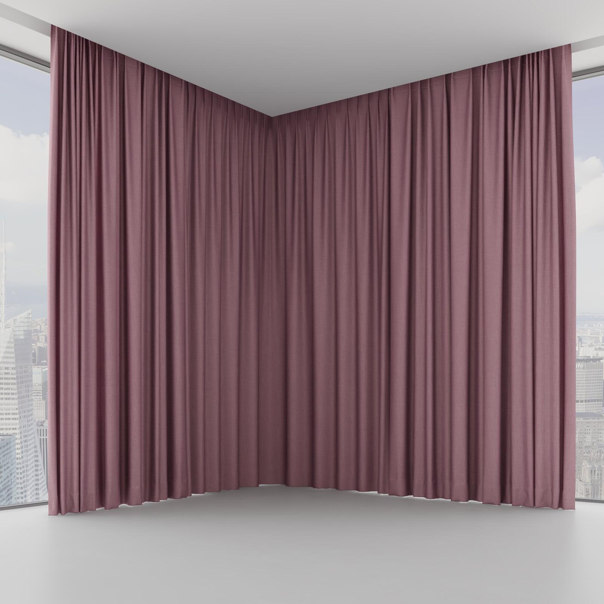 Front view of Frisco Boudoir, on hidden rail