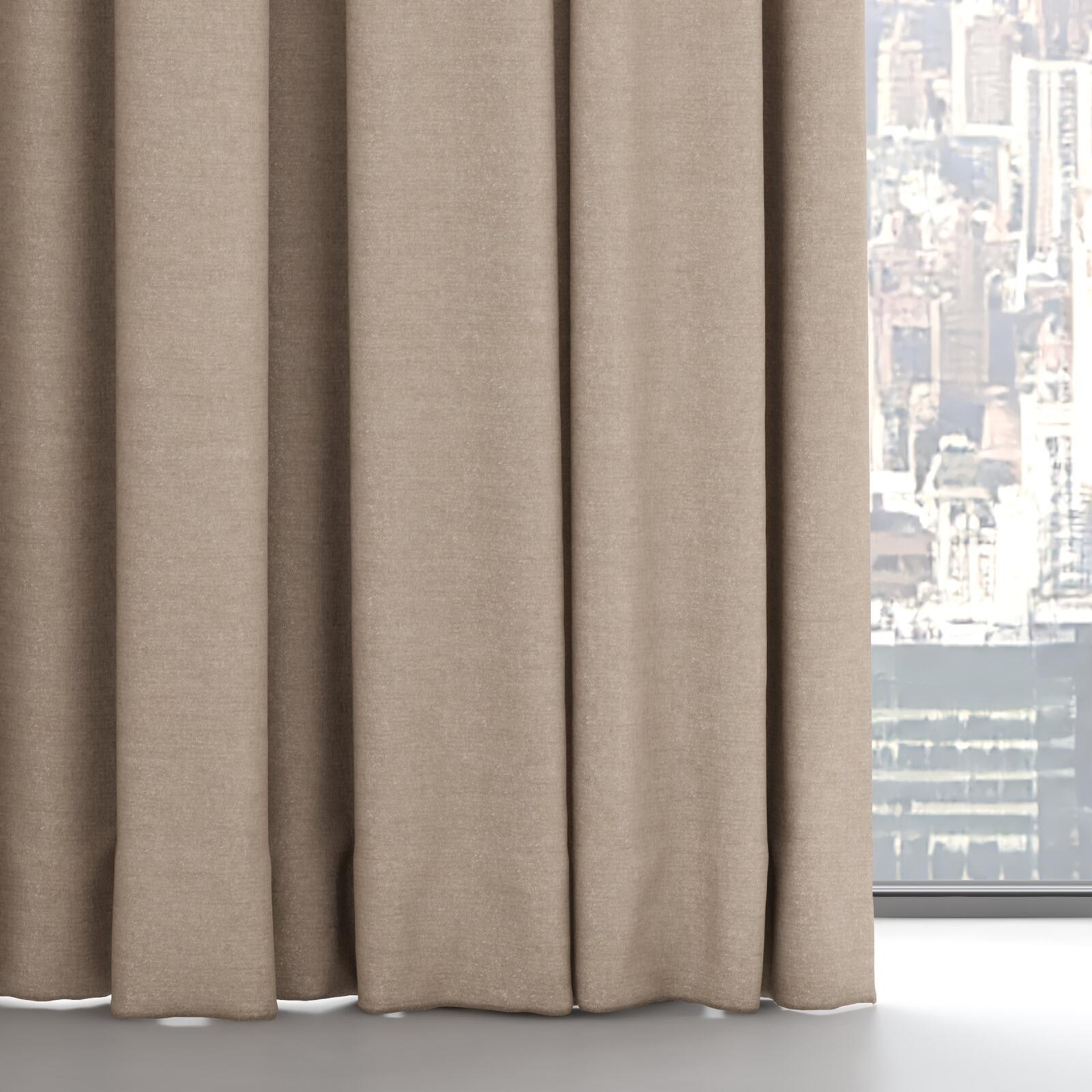 Bottom view of Drama Linen, on hidden rail