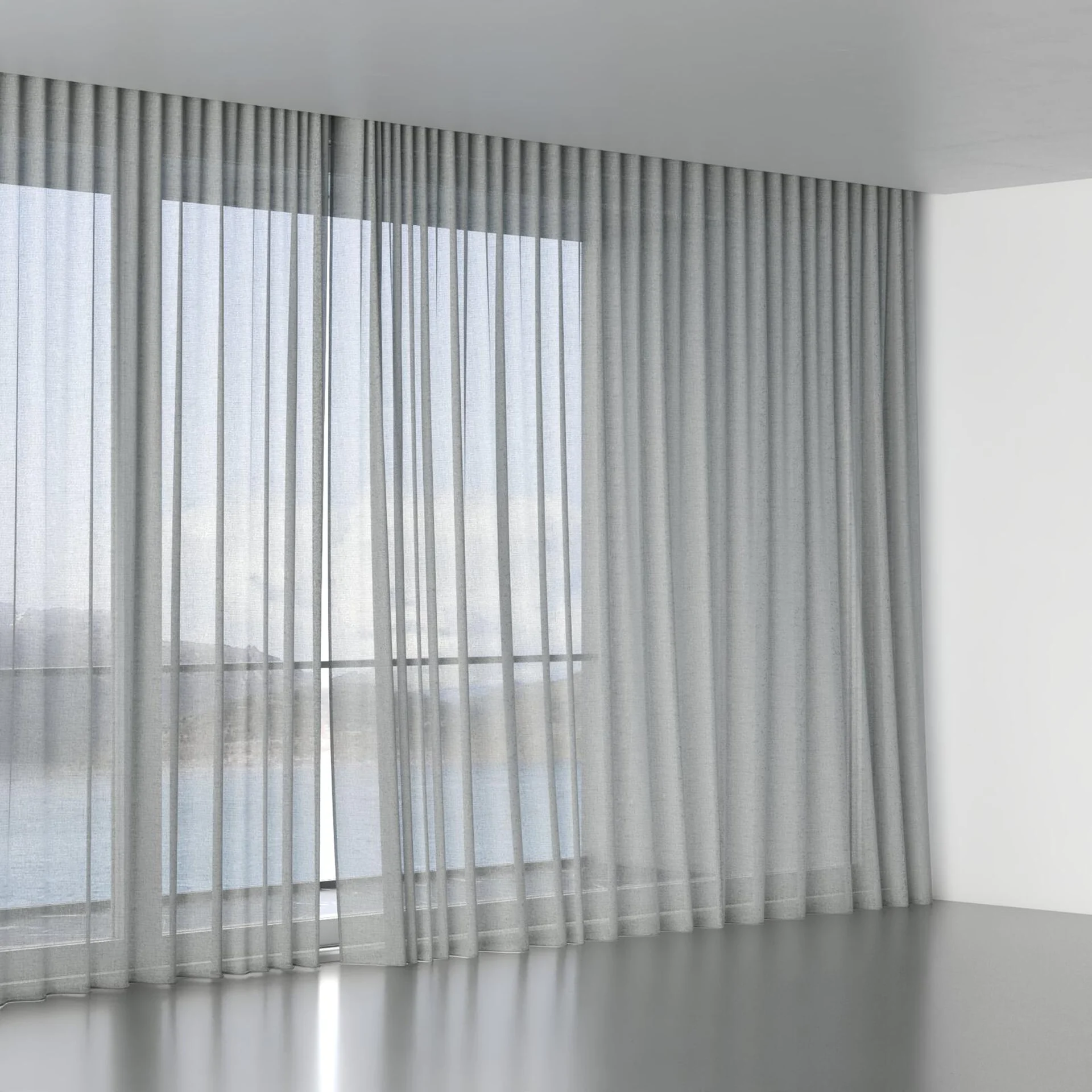 Full view of Rava Smoke, wave pleat