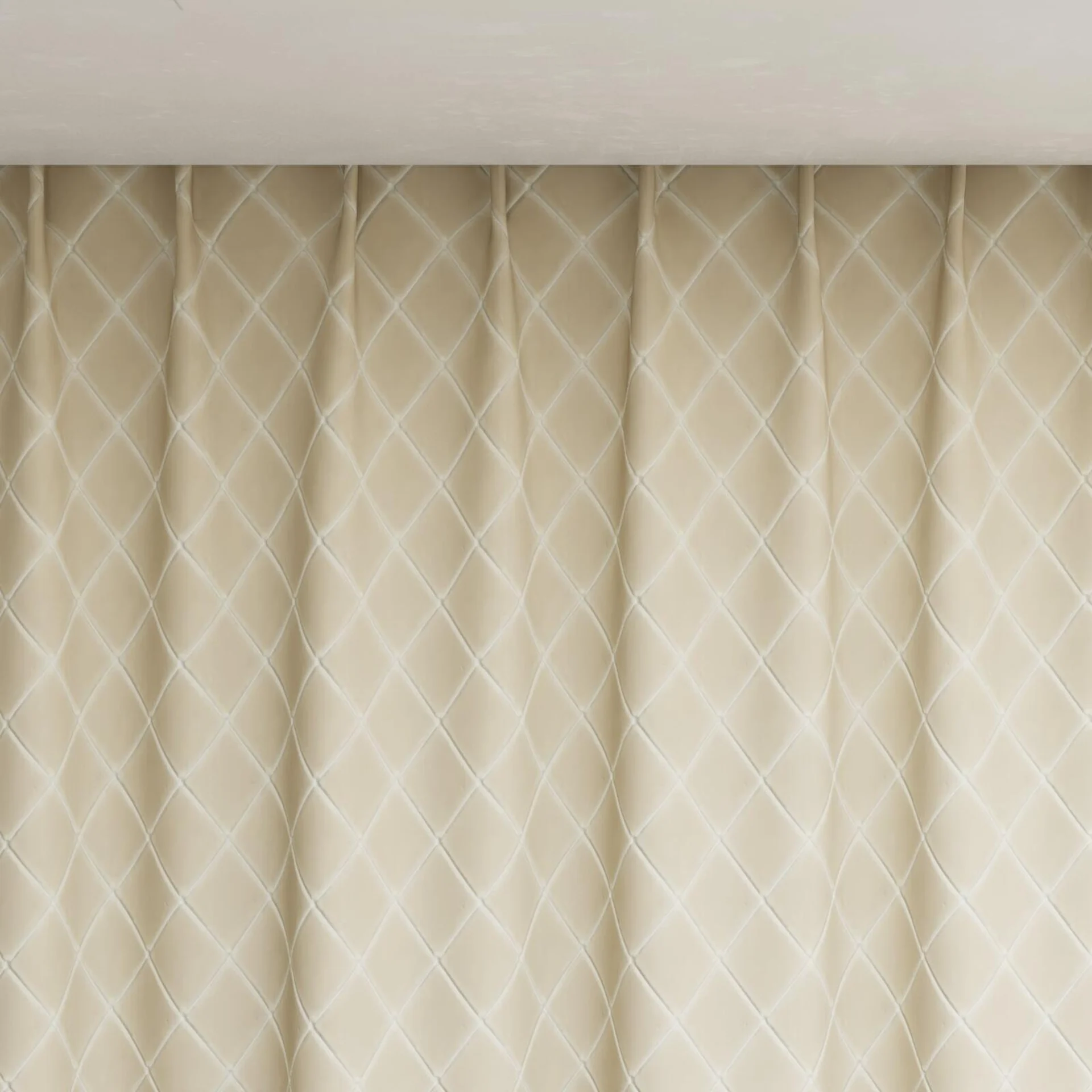 Top view of Pantheon Birch, pinch pleat