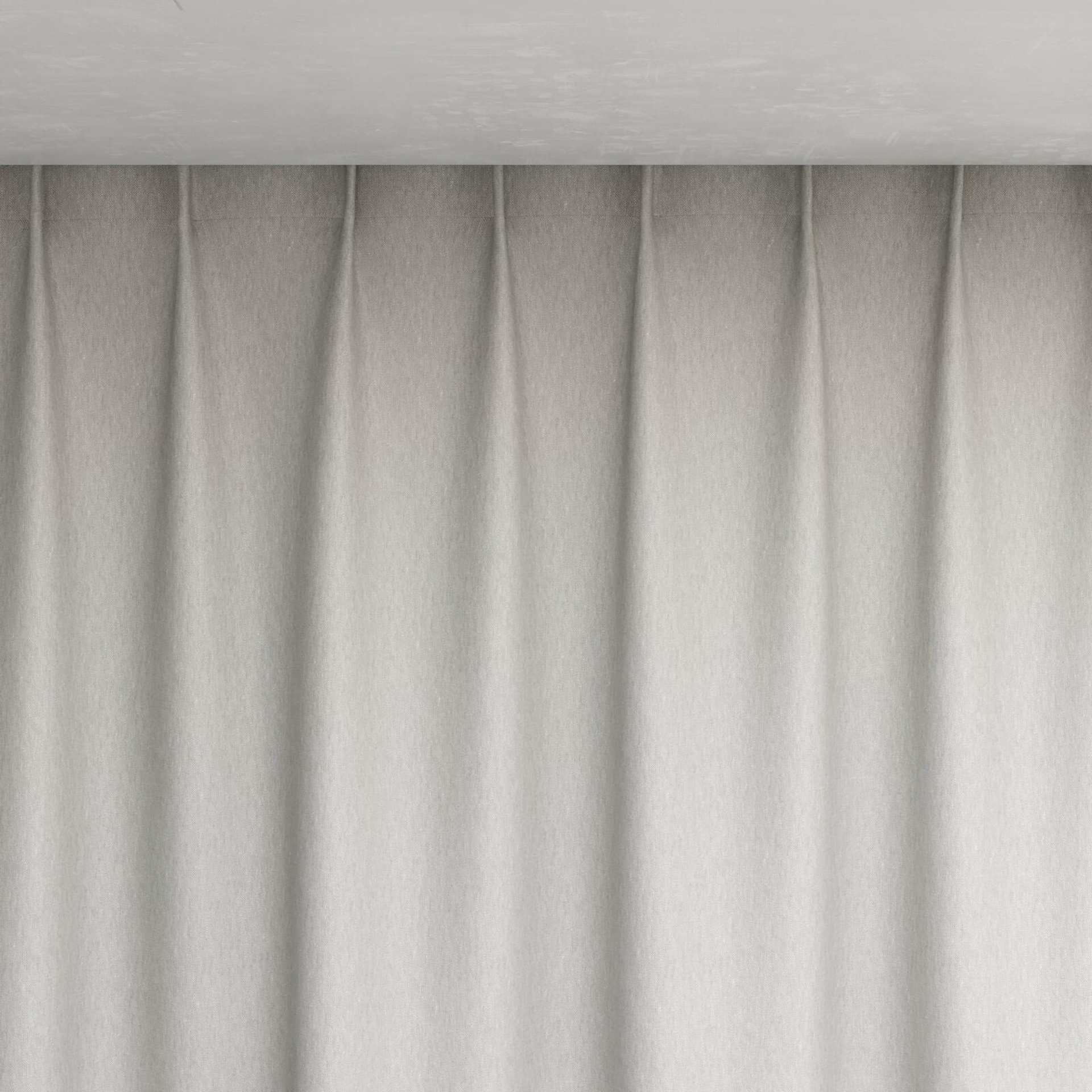 Top view of Infinite Ash, pinch pleat