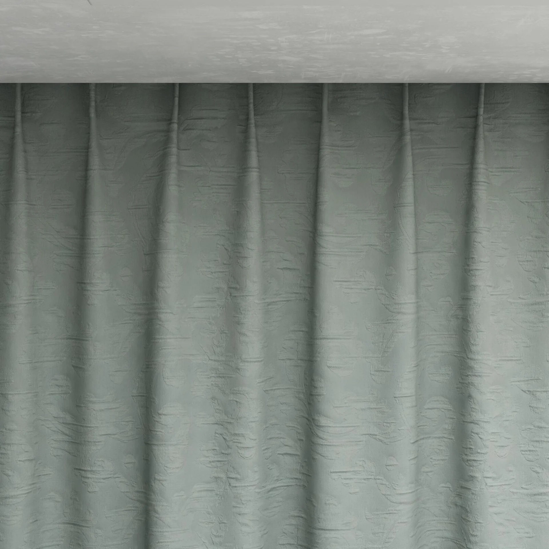 Top view of Juleste Niagara, pinch pleat