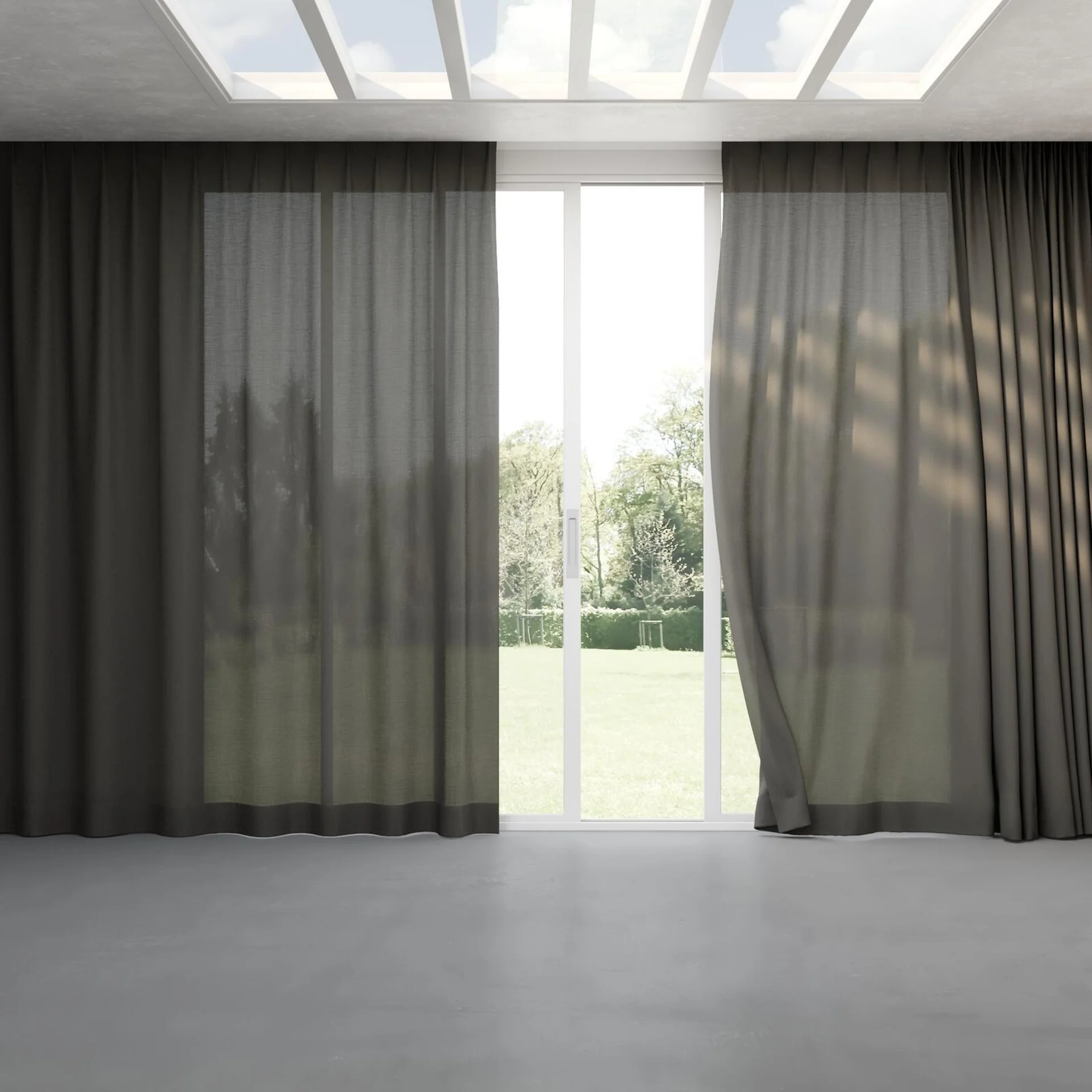 Full view of Envoy 2 Storm 320cm, pinch pleat