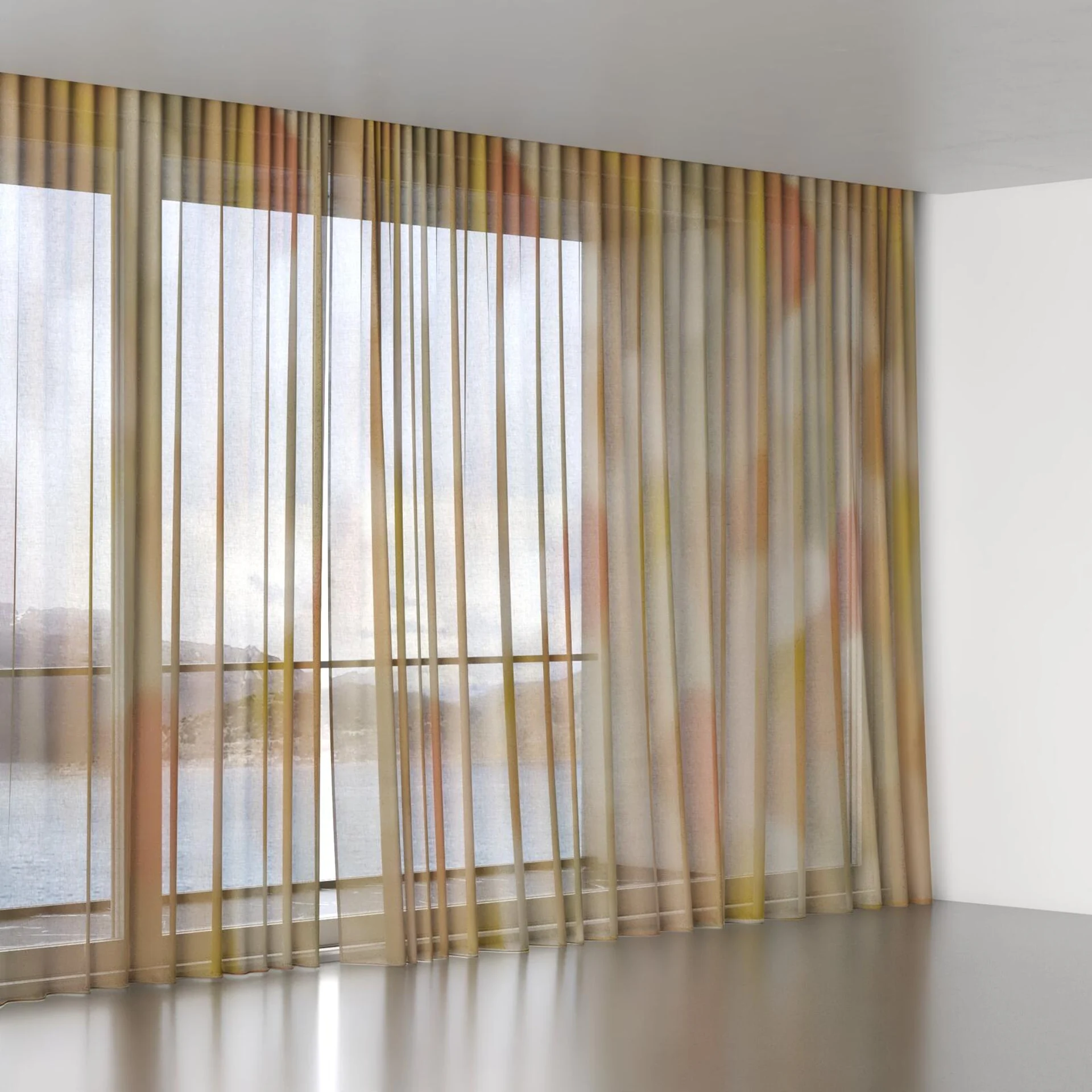 Full view of Ronde Solar, wave pleat