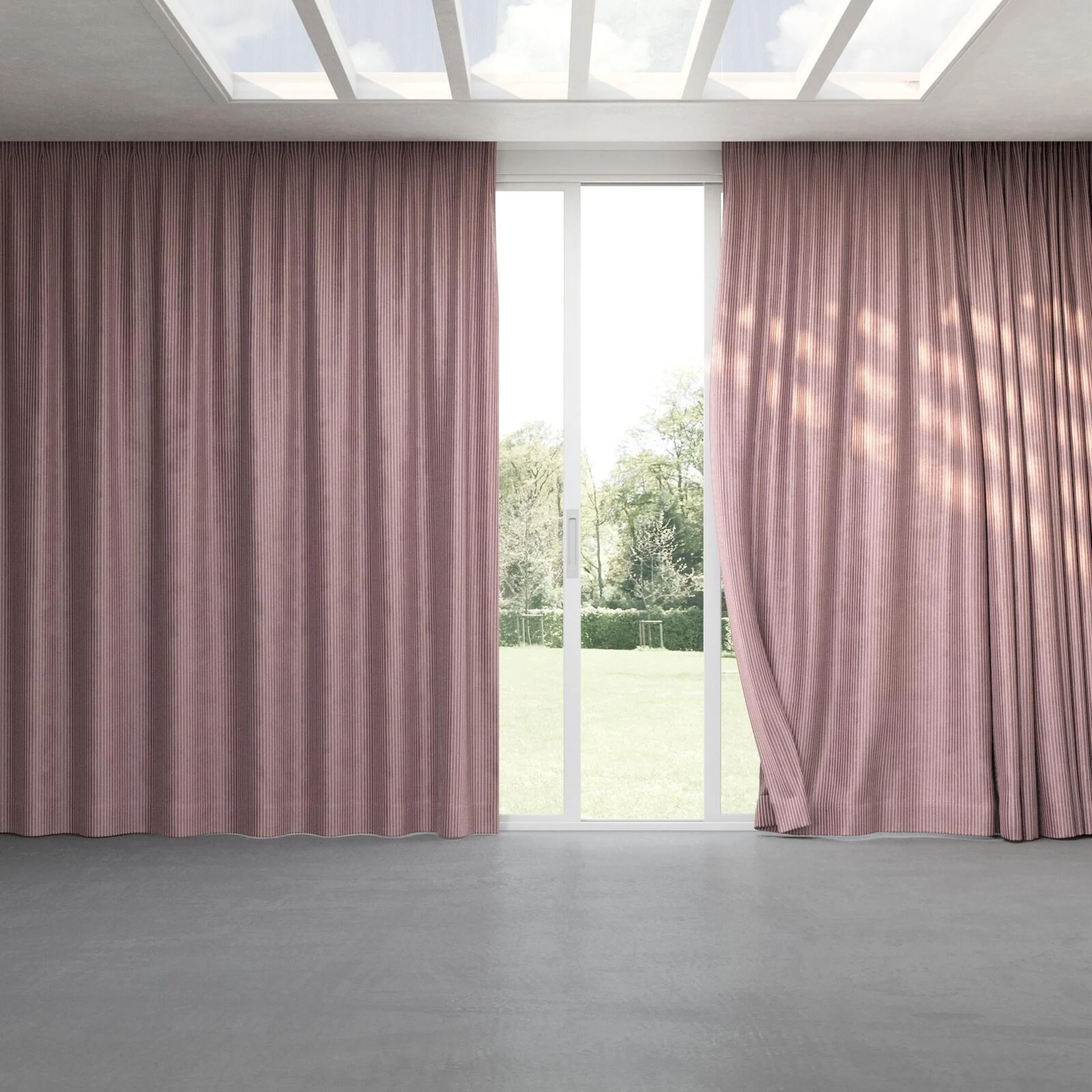 Full view of Embrace Bonbon, pinch pleat