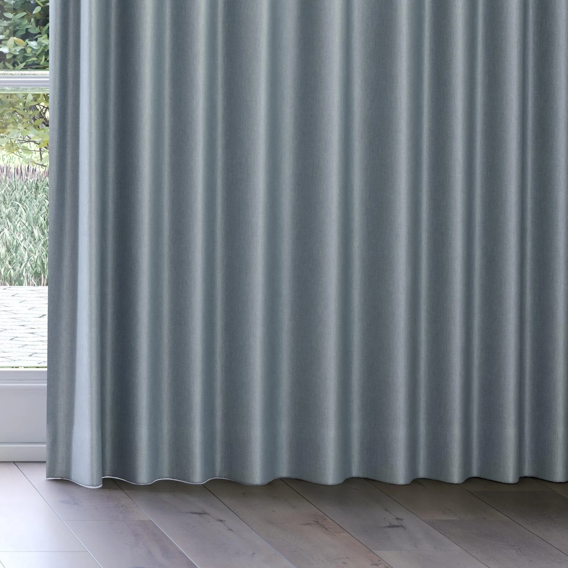 Bottom view of Fiji Elephant, on curtain rail