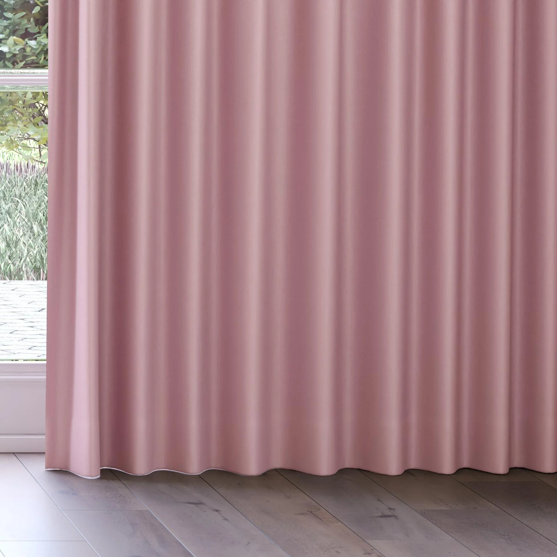 Bottom view of Re-Vive Blossom, on curtain rail