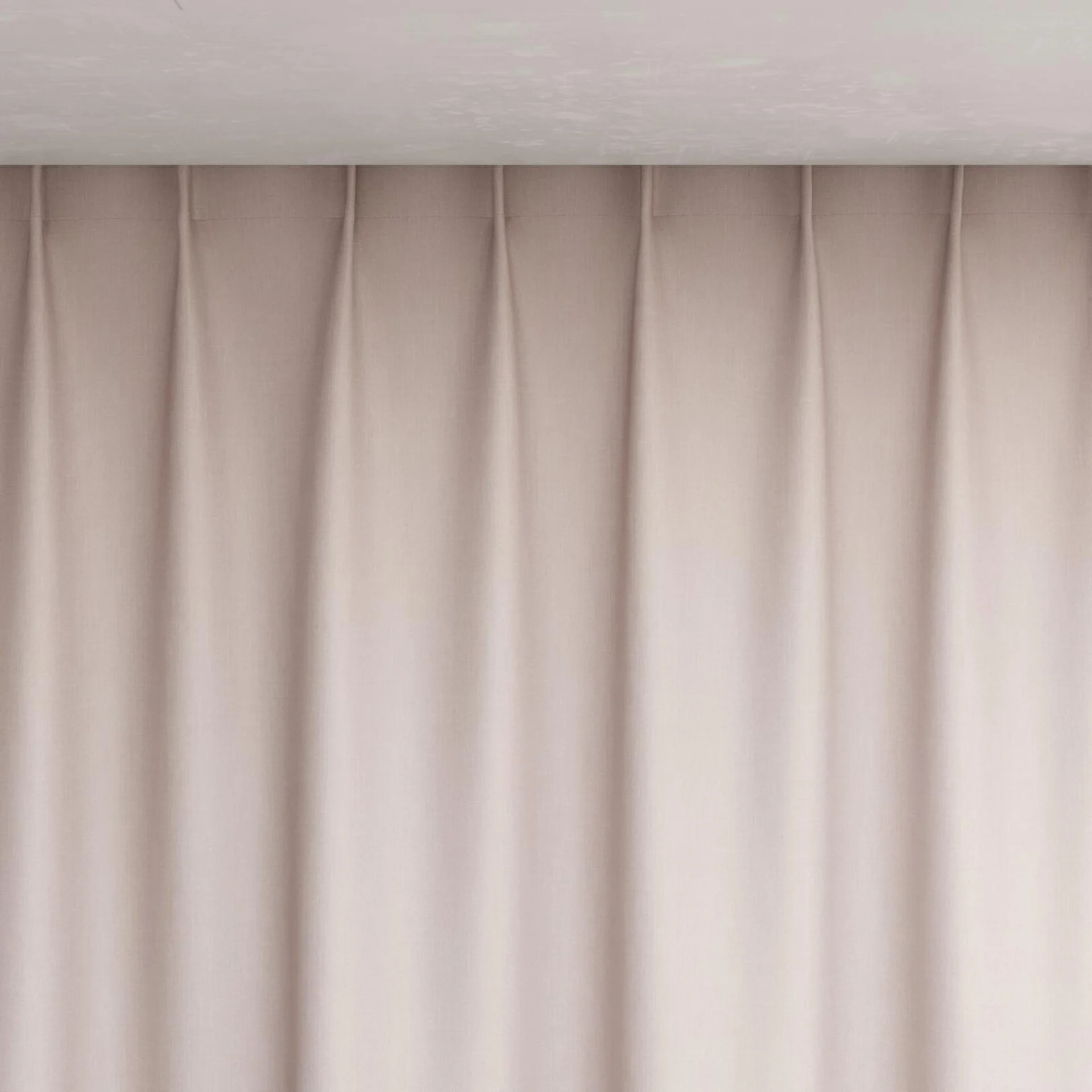 Top view of Kidglove Petal, pinch pleat