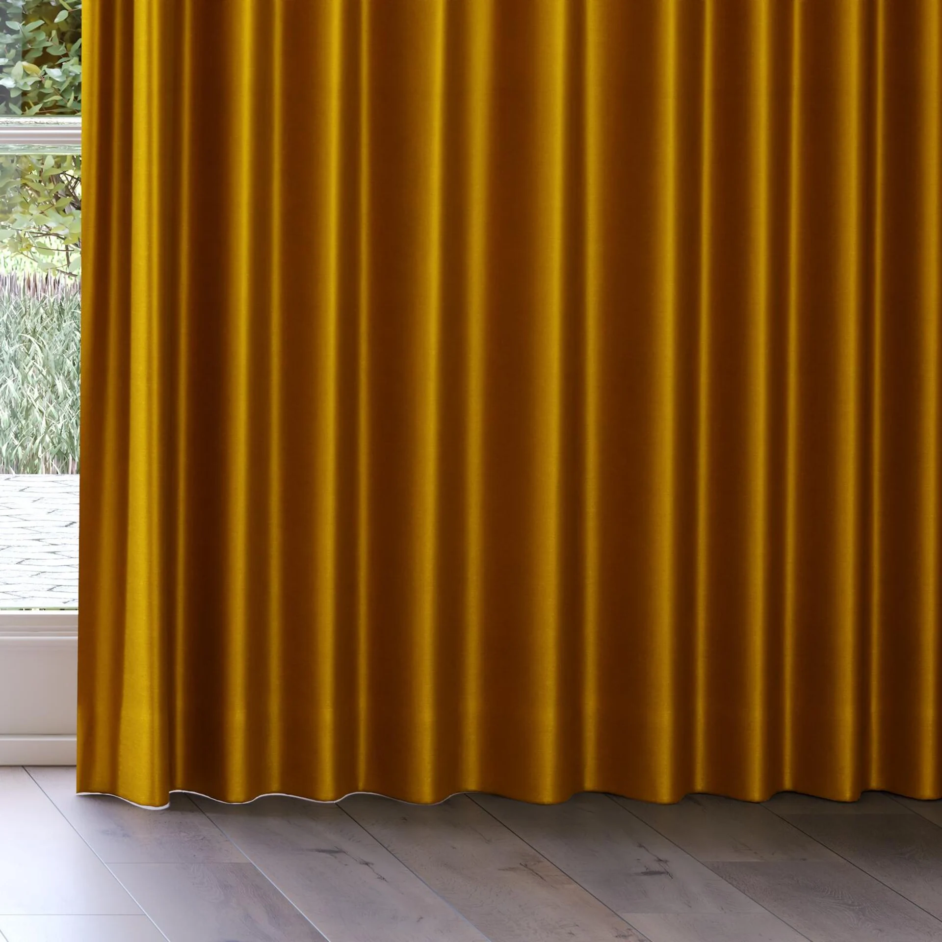 Bottom view of Mont Blanc Imperial, on curtain rail