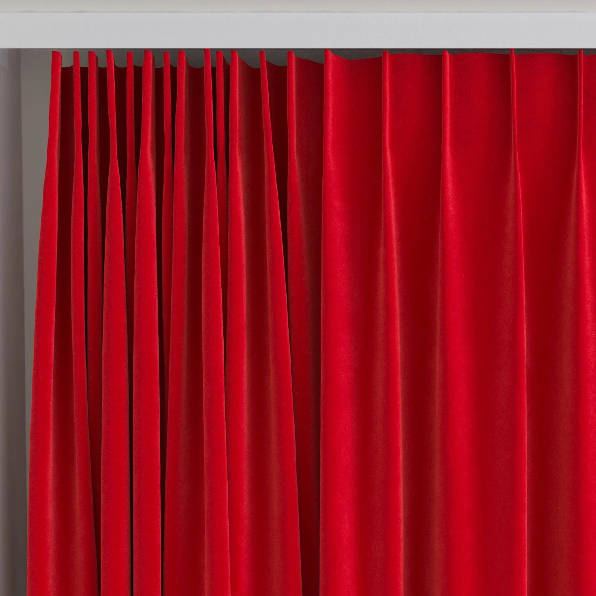 Top view of Vienna Carmen, on curtain rail