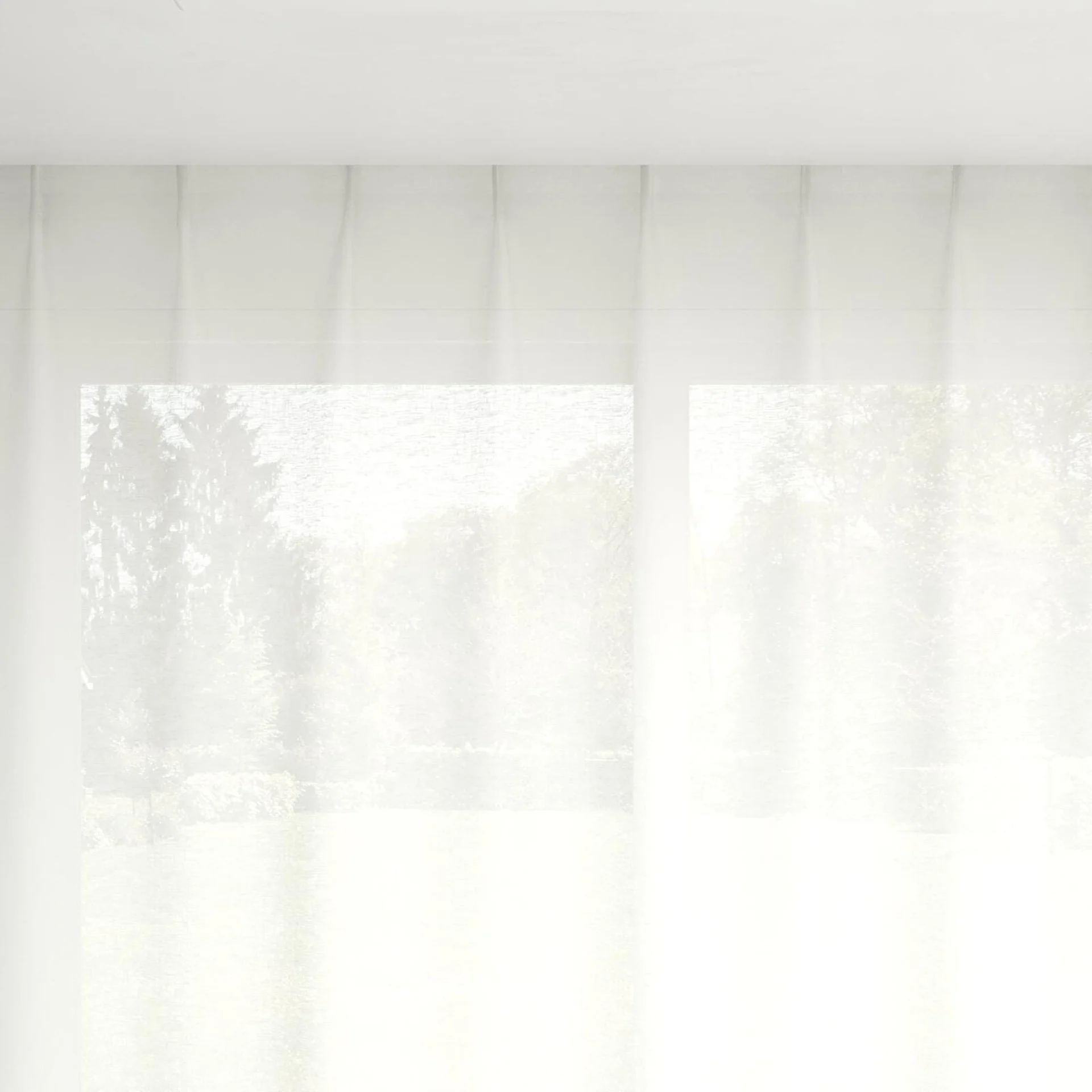 Top view of Kyoto Snow, pinch pleat